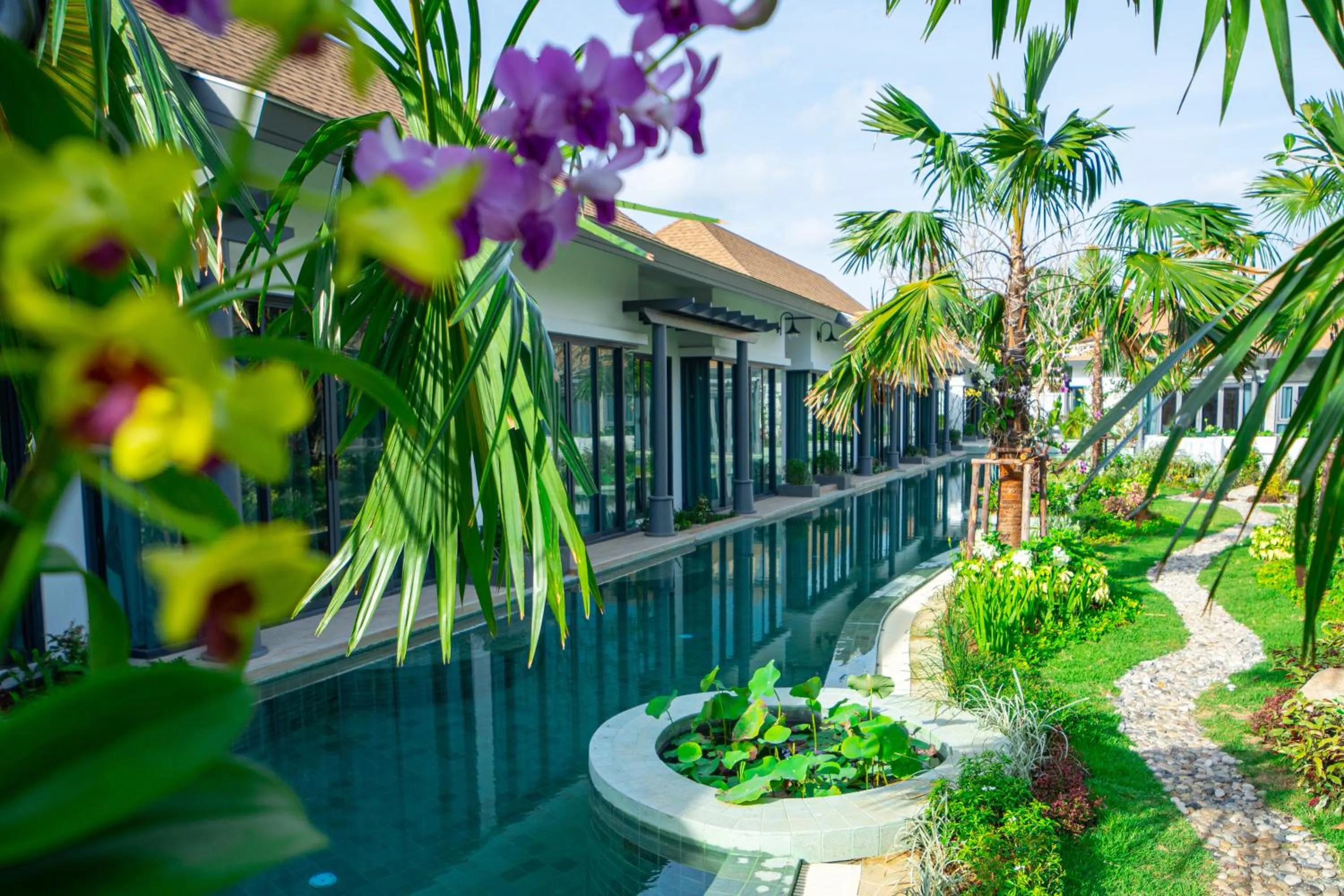 Garden view in Tajh Pool Villas