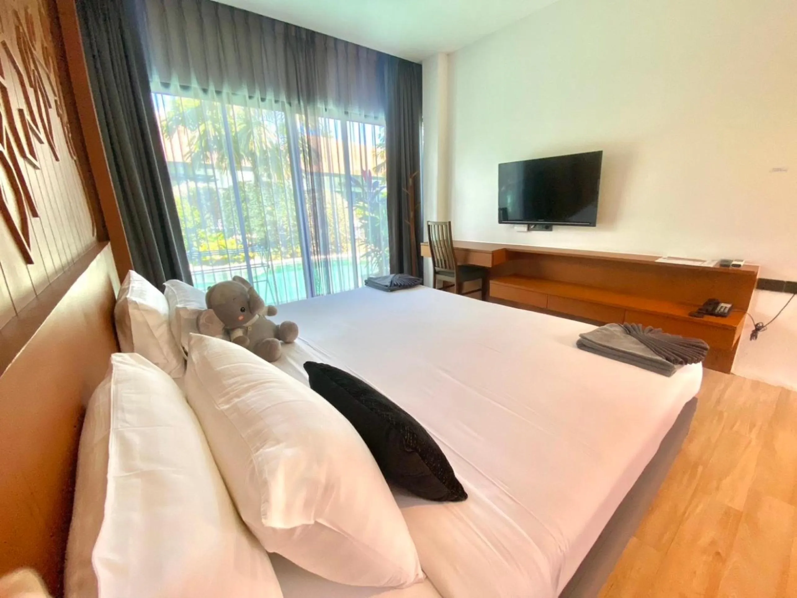 Bed in Tajh Pool Villas