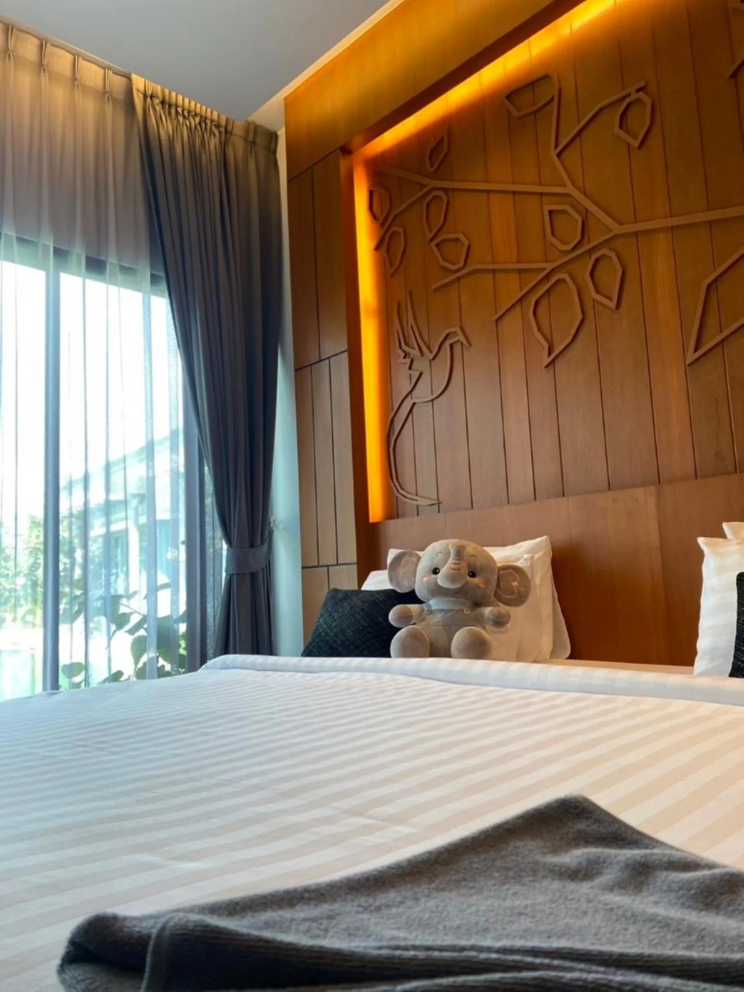 Bed in Tajh Pool Villas