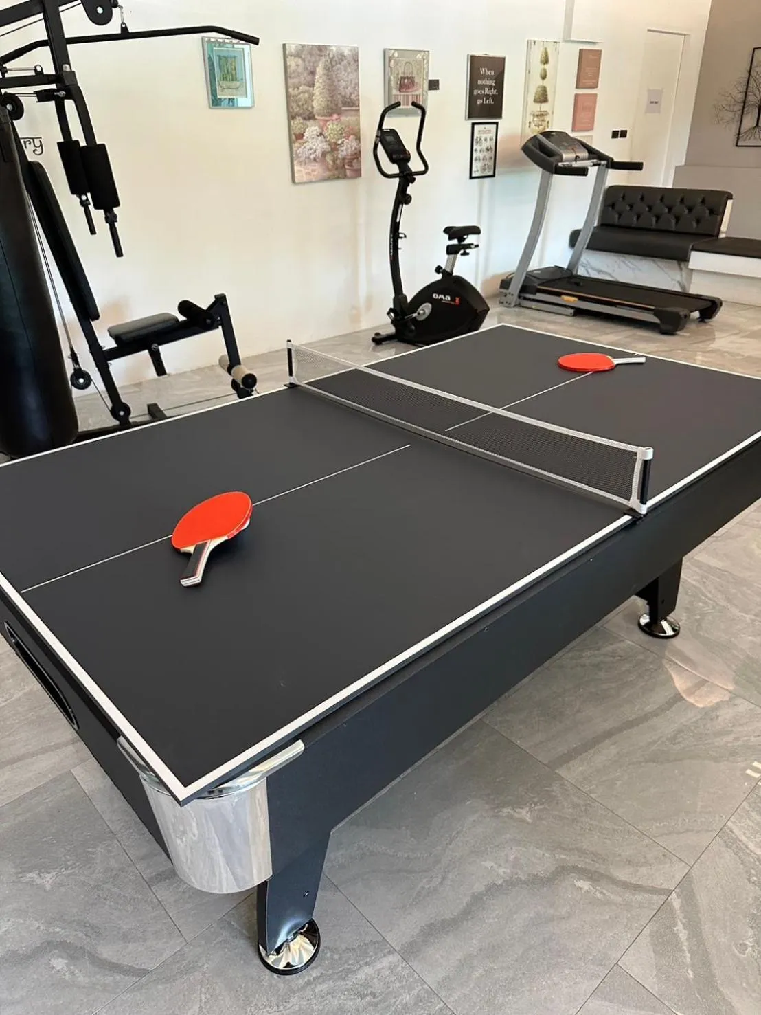 Table tennis in Tajh Pool Villas