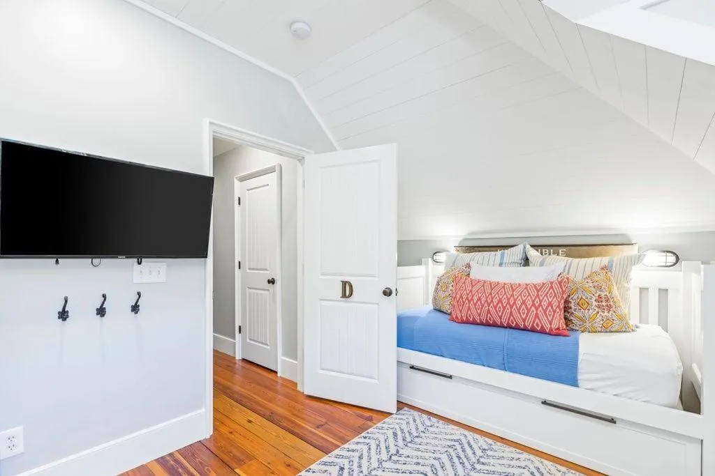 Bed in Watercolor - Rudy's Rendezvous