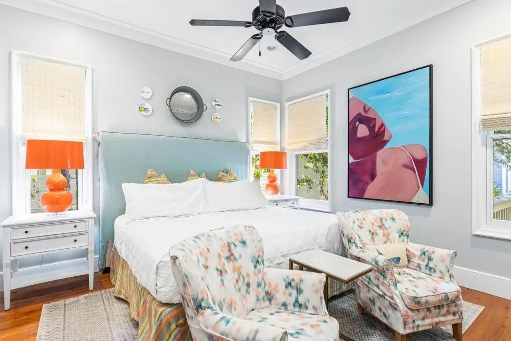 Bed in Watercolor - Rudy's Rendezvous