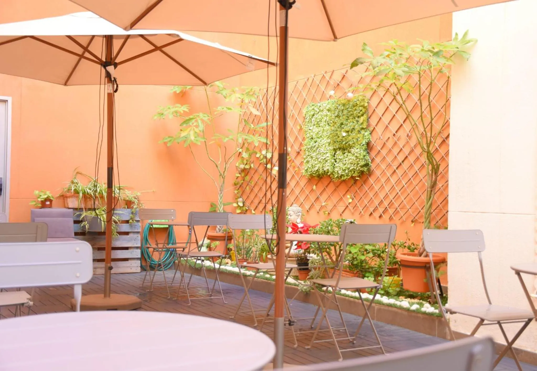 Inner courtyard view in Hotel Salymar