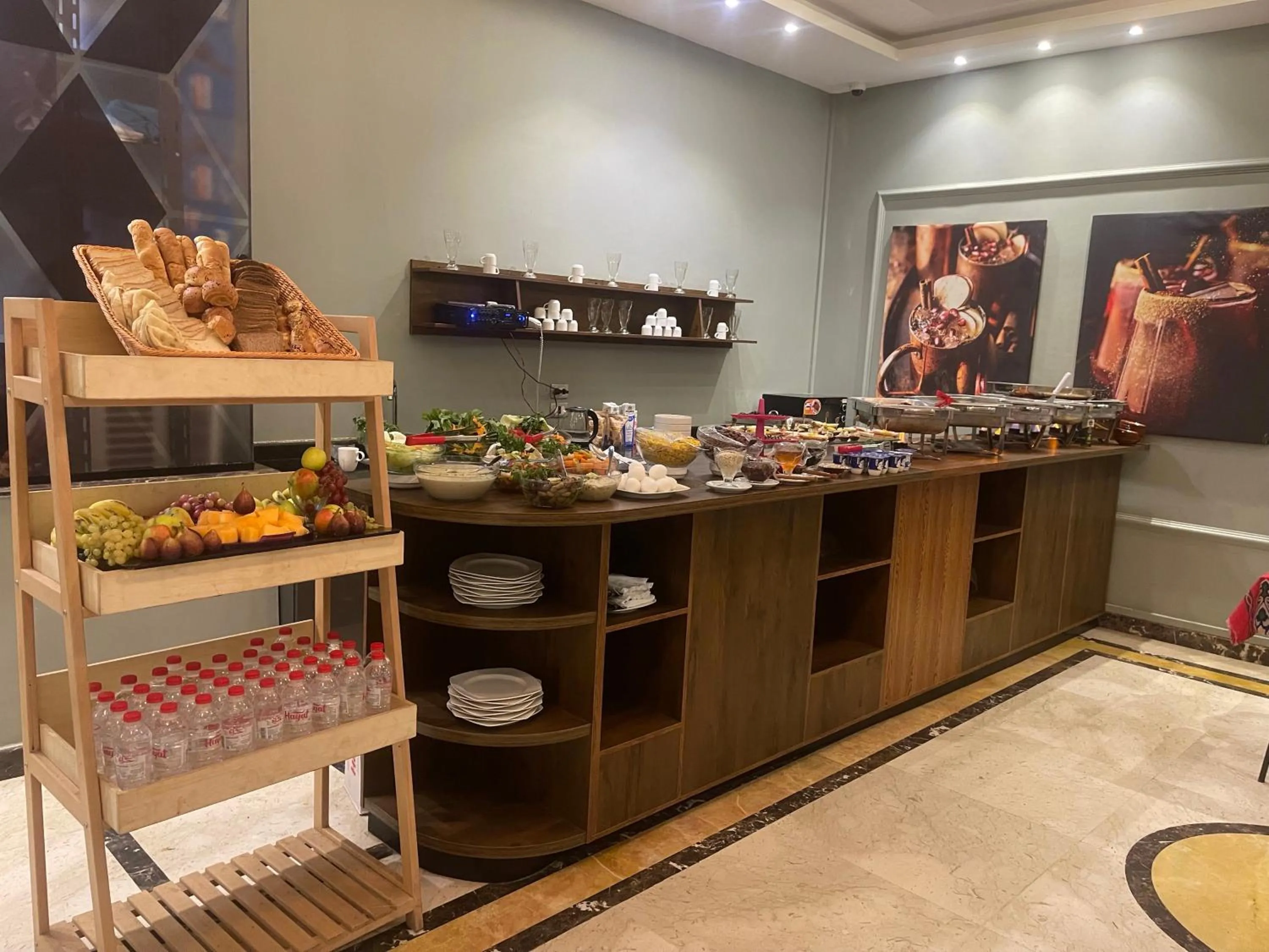 Kitchen or kitchenette in Jasmine Pyramids Hotel