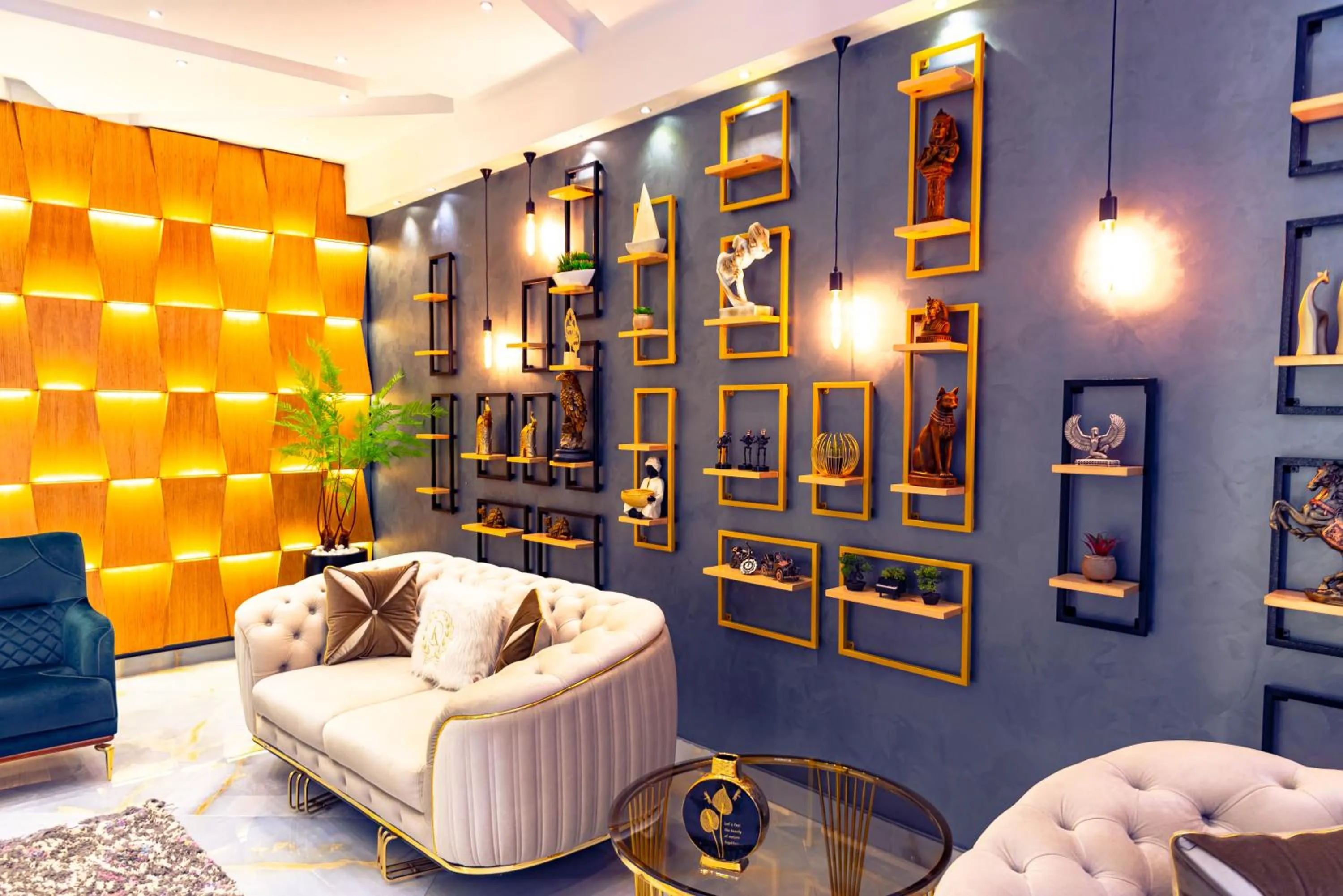 Seating area in Jasmine Pyramids Hotel