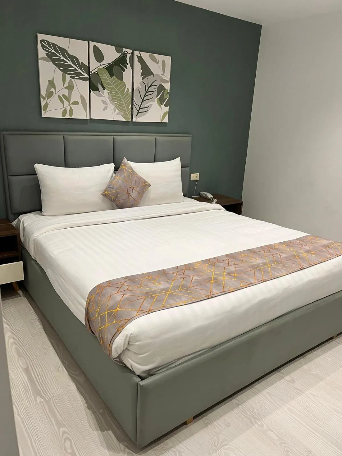 Bed in Jasmine Pyramids Hotel