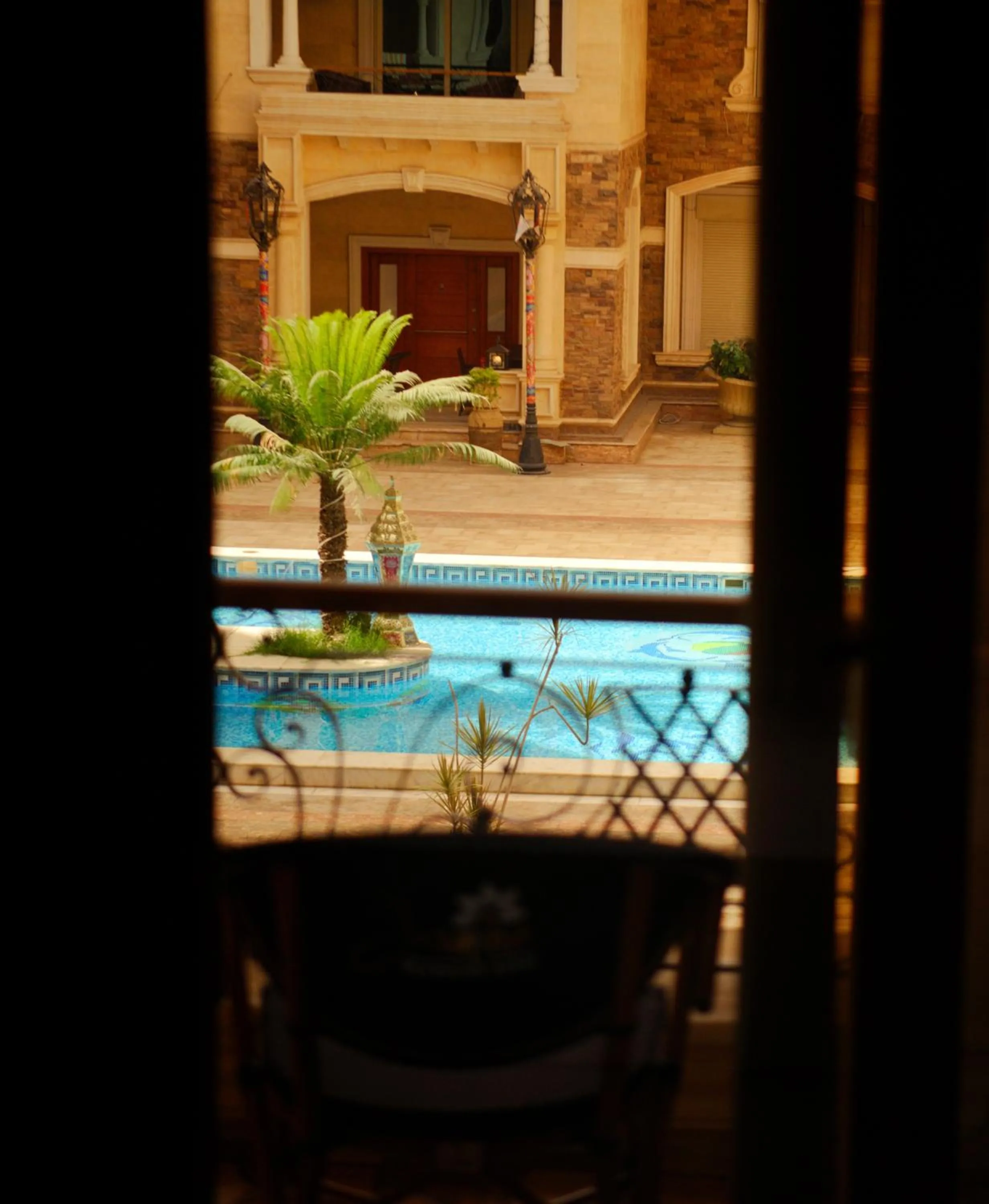 Pool view in Jasmine Pyramids Hotel