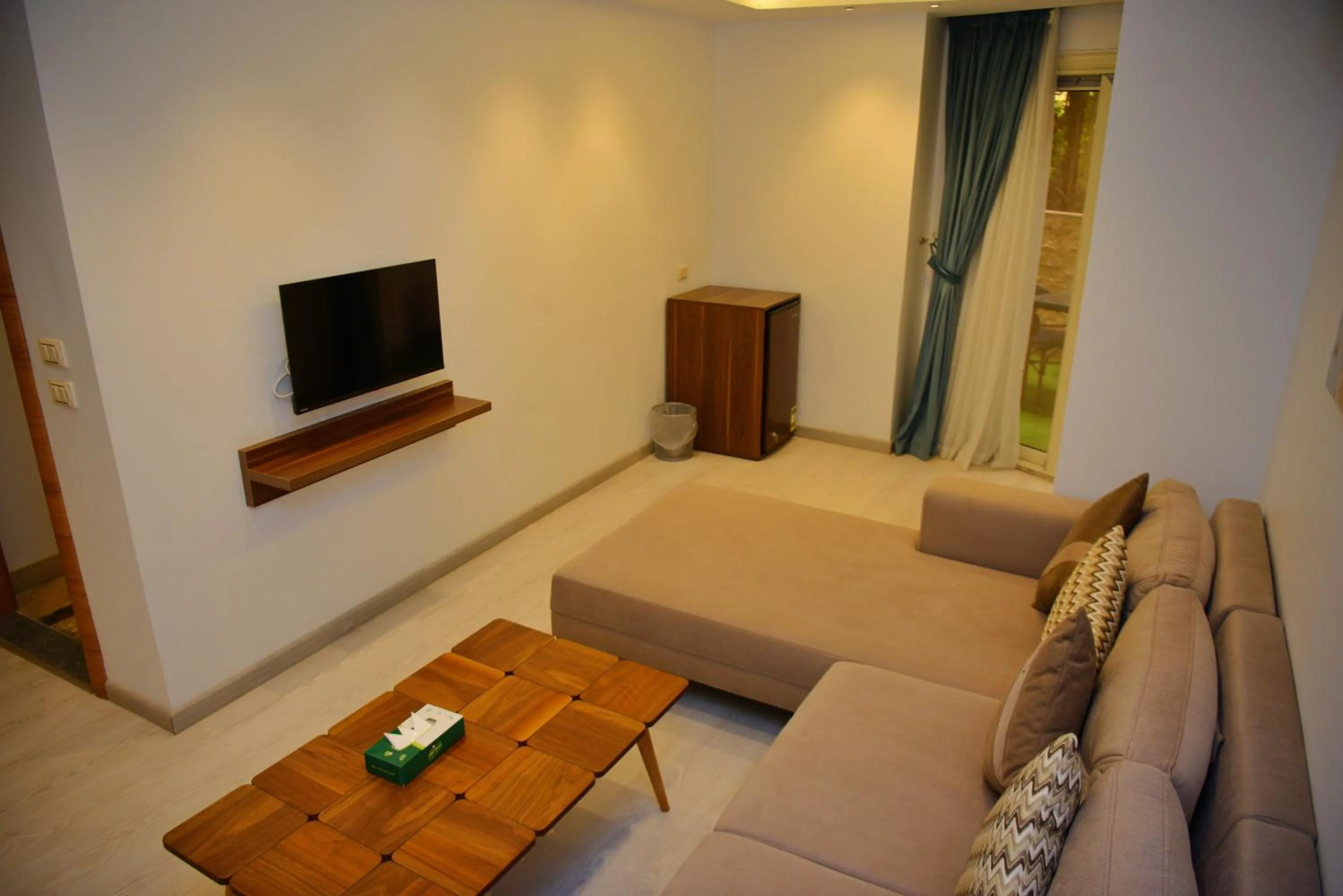 Living room in Jasmine Pyramids Hotel