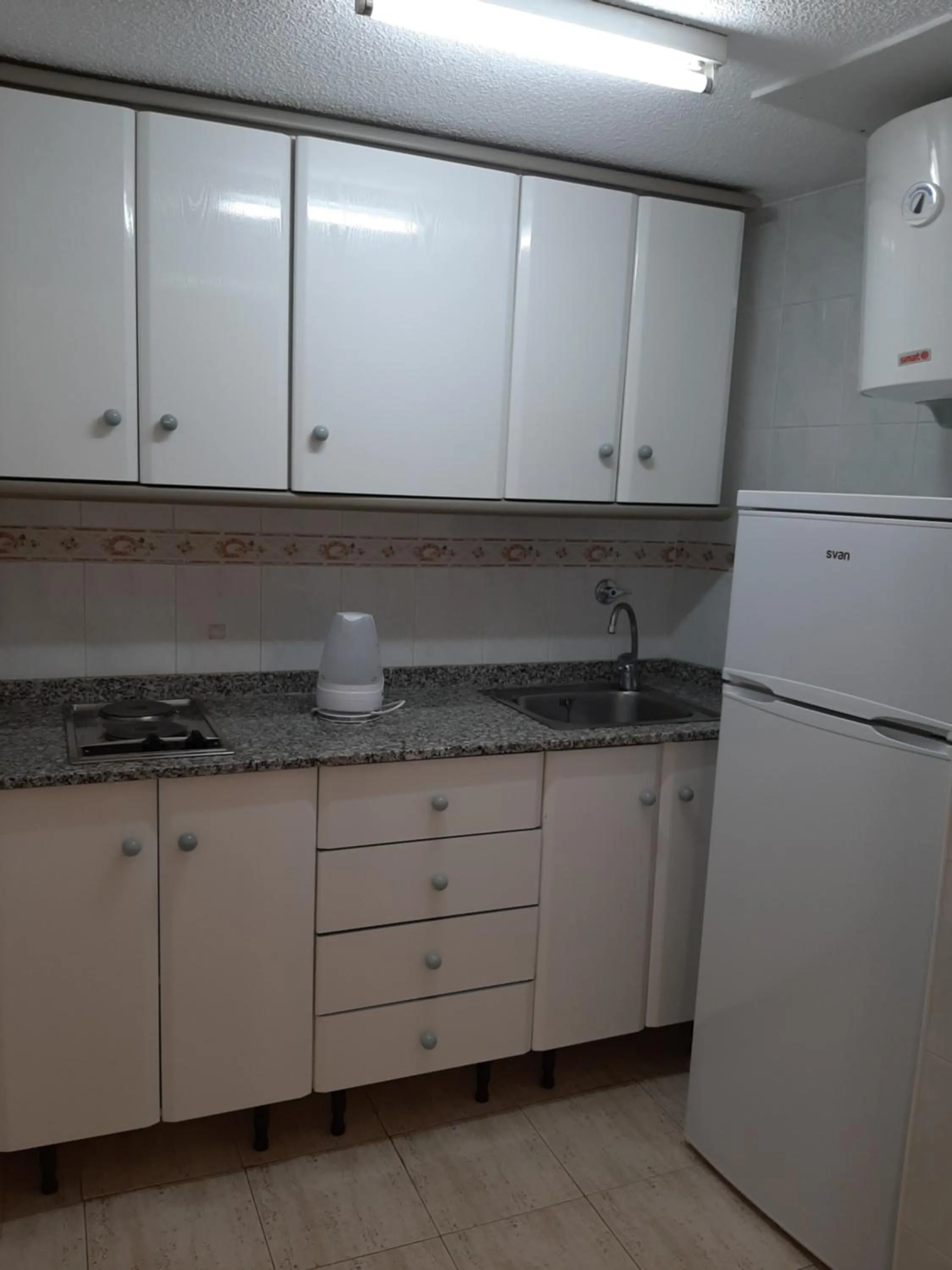 Kitchen or kitchenette in Apartamentos Avenida
