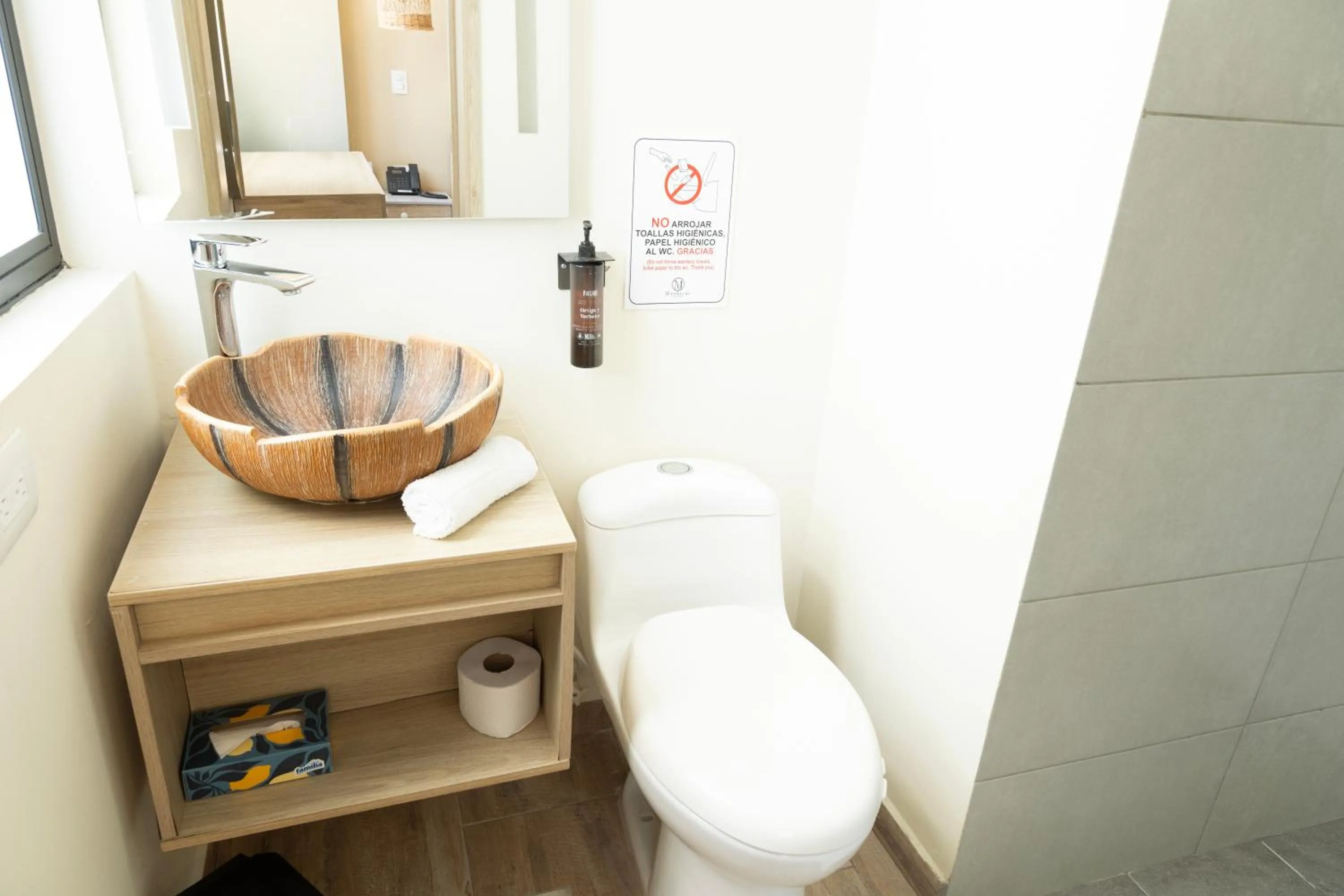 Toilet in Mythical Hotel Boutique