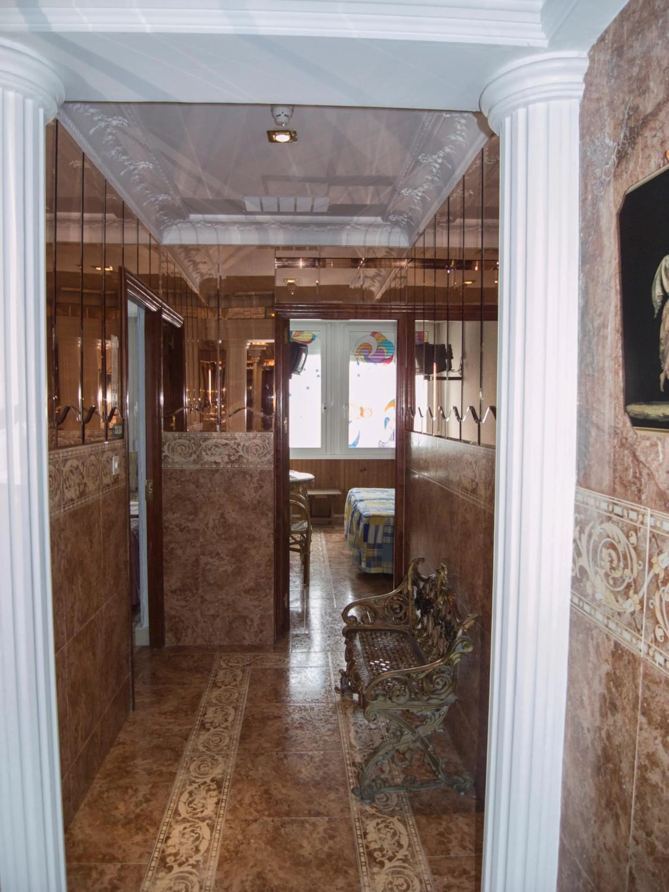 Decorative detail in Hotel Dato