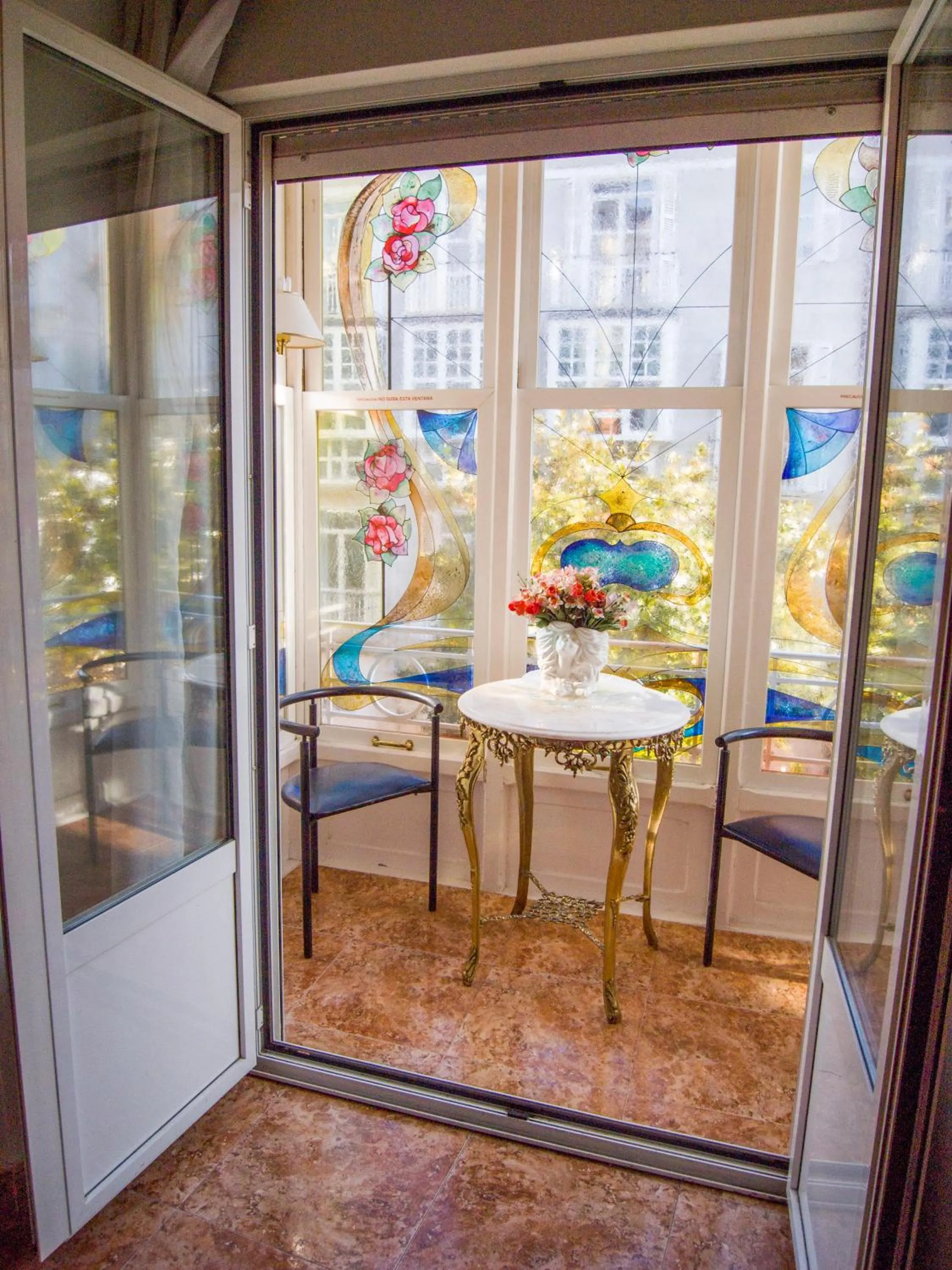 Decorative detail in Hotel Dato