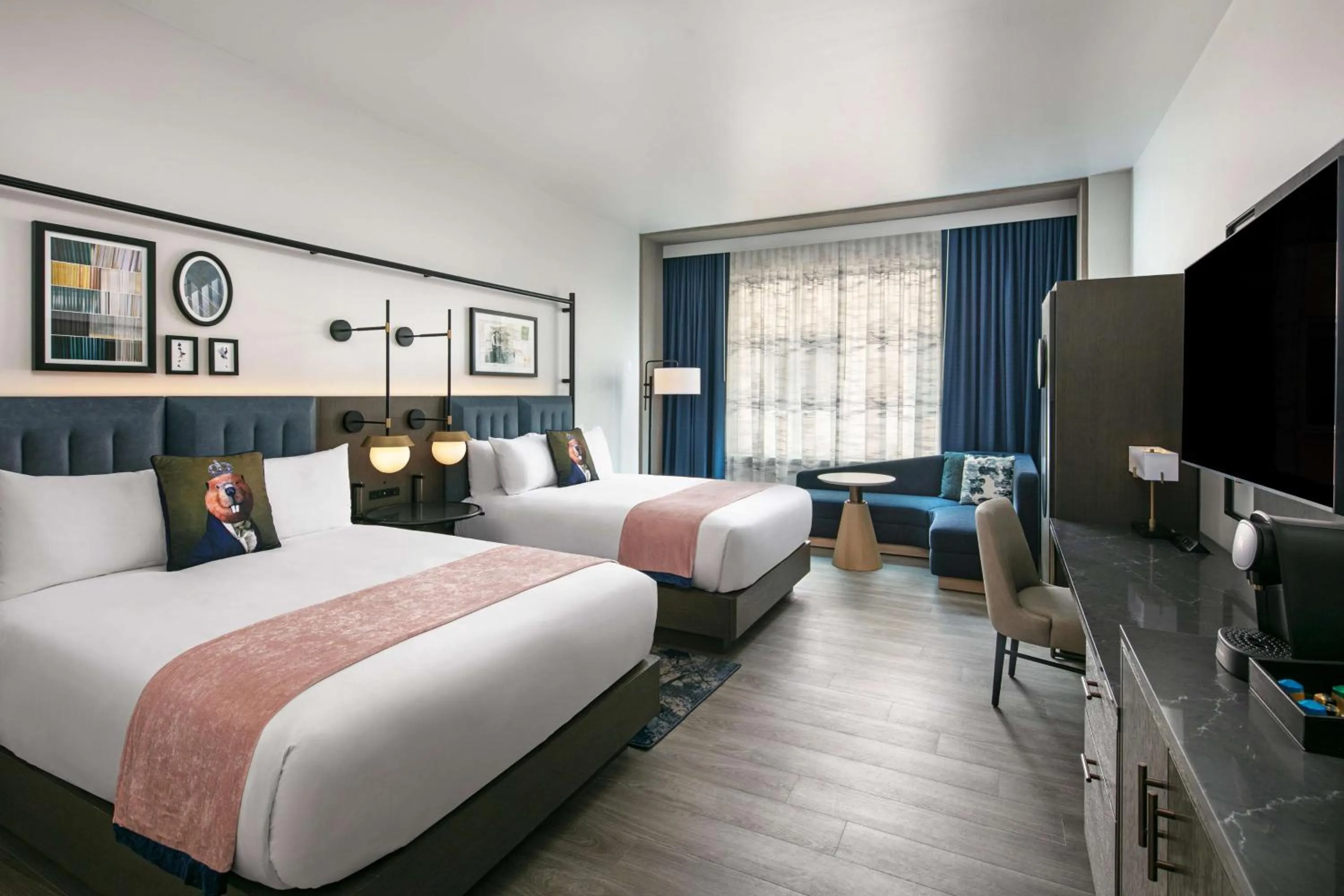 Bedroom, Bed in The Royal Sonesta Washington DC Capitol Hill