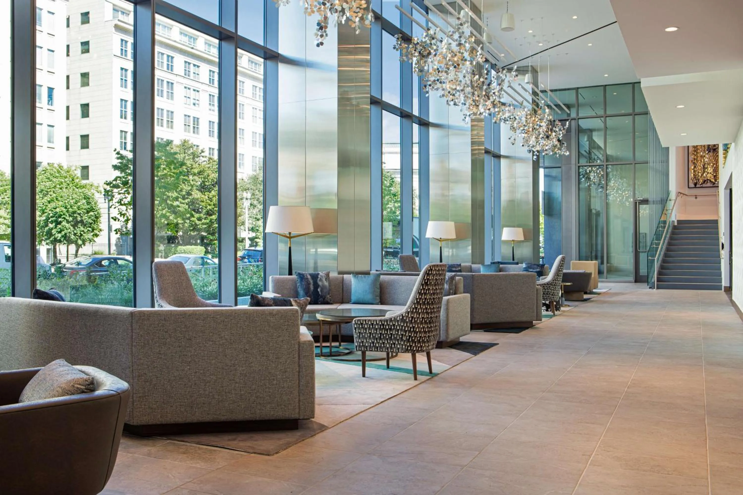 Lobby or reception in The Royal Sonesta Washington DC Capitol Hill