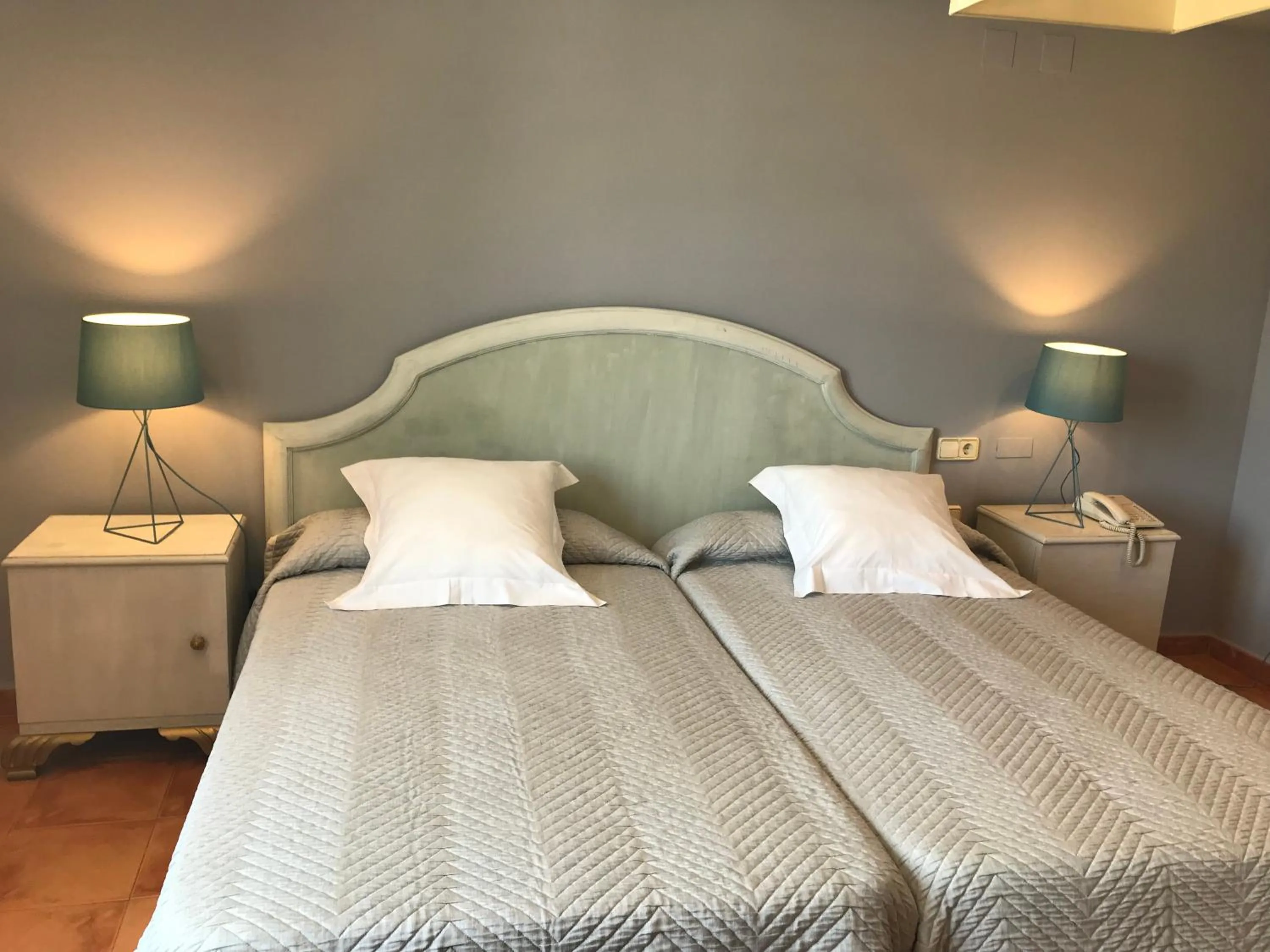 Bed in Hotel Patilla Ciudad de Requena