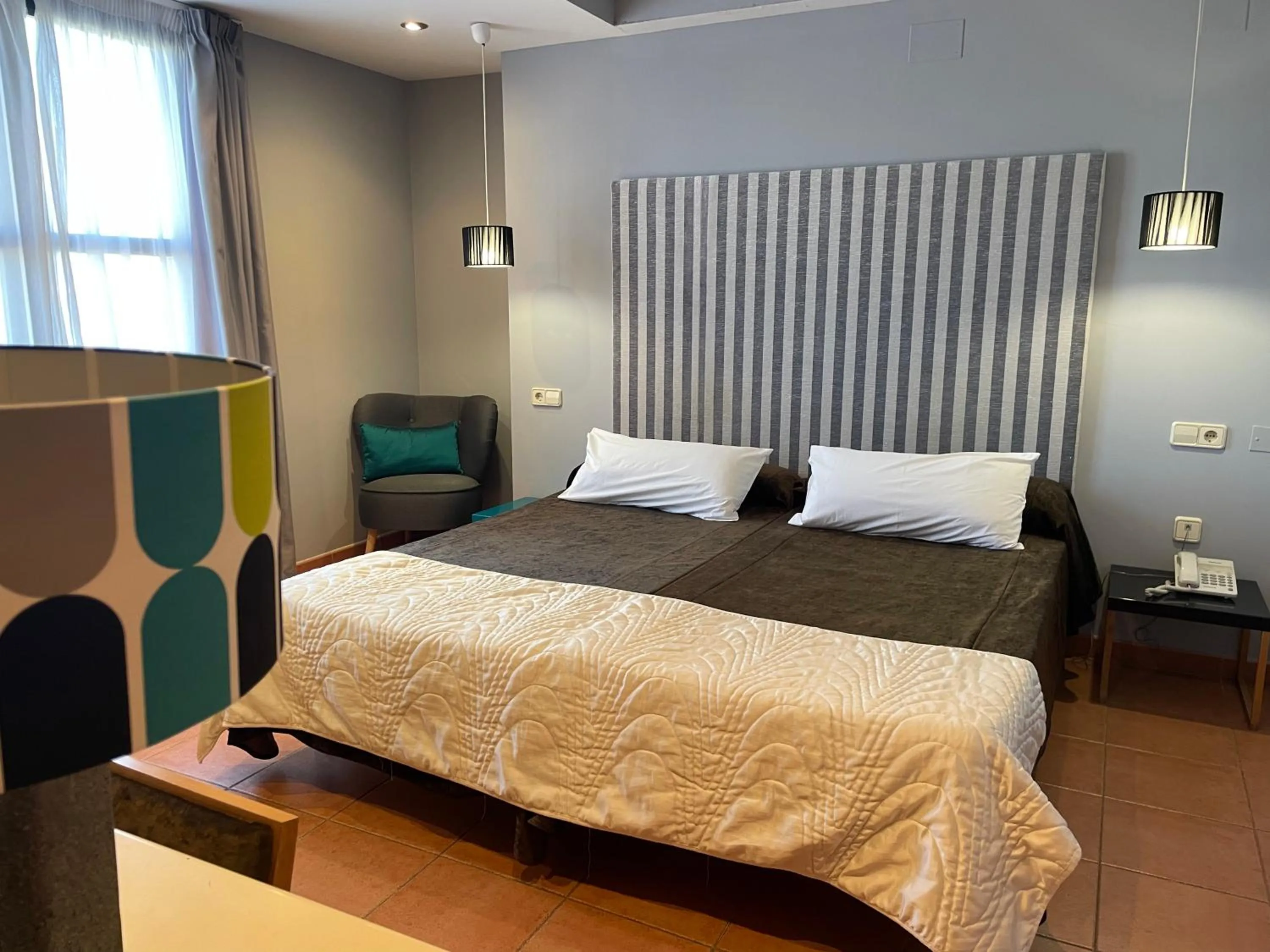 Bed in Hotel Patilla Ciudad de Requena