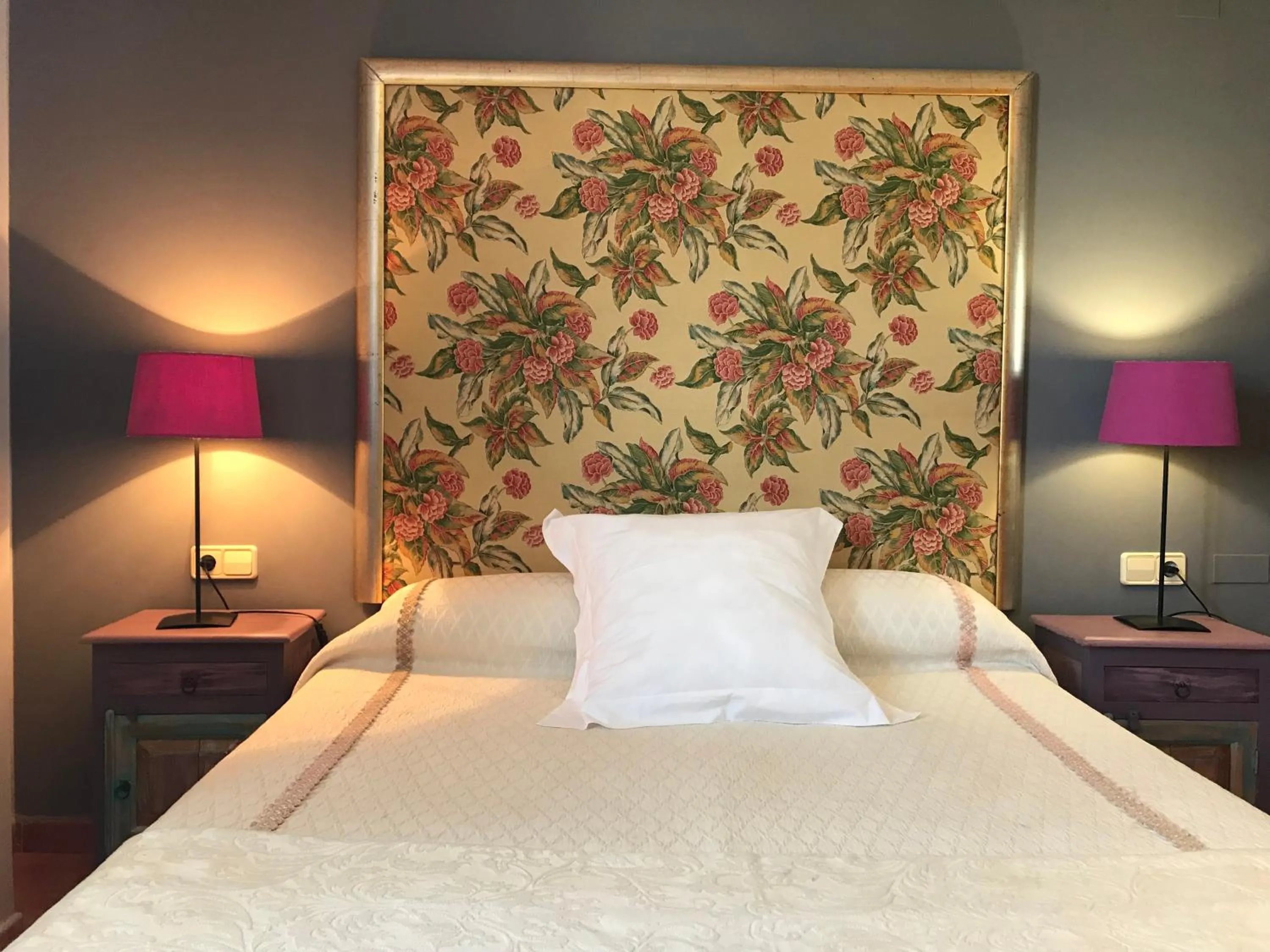 Bed in Hotel Patilla Ciudad de Requena