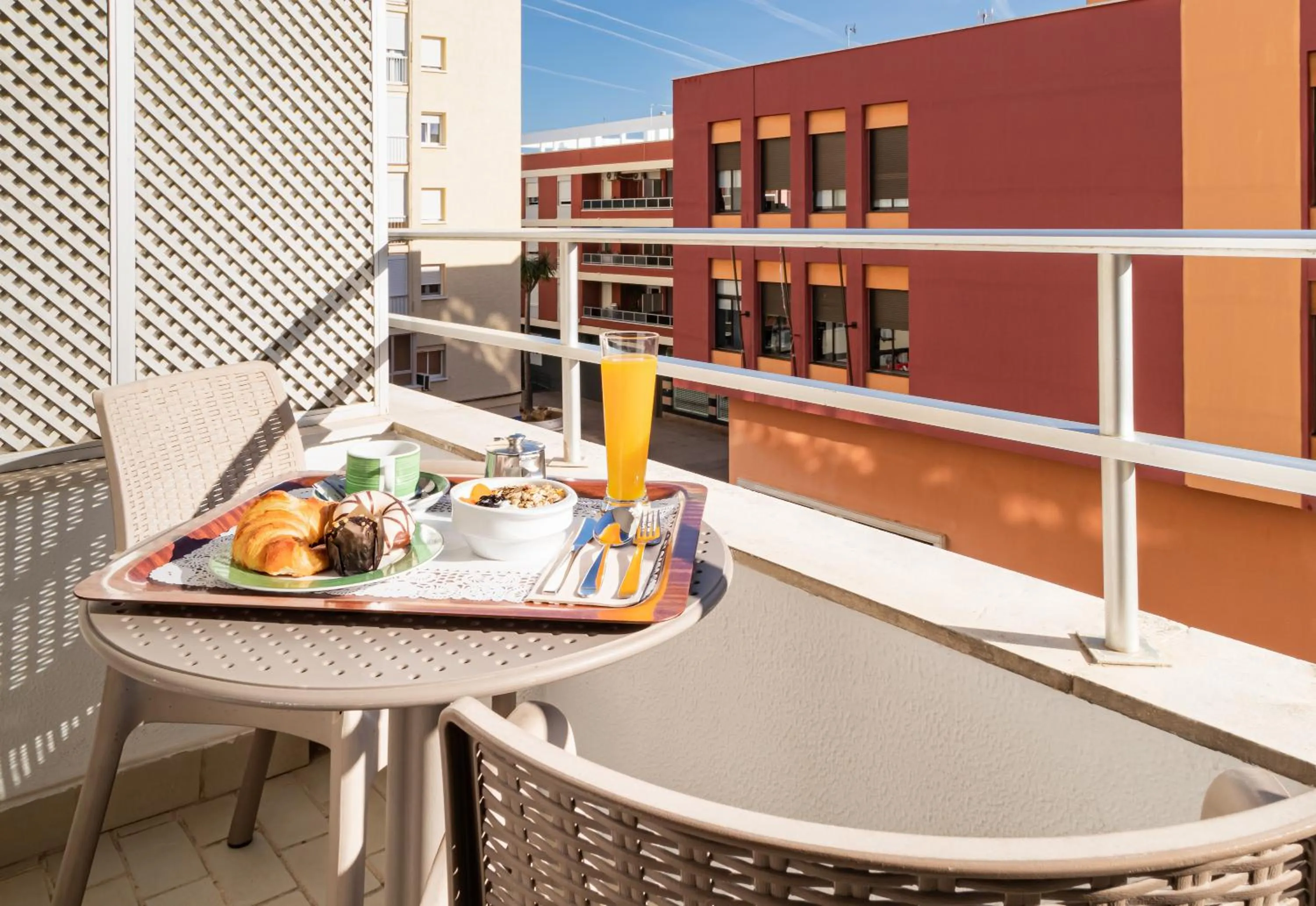 Balcony/Terrace in Hotel Regio Cádiz