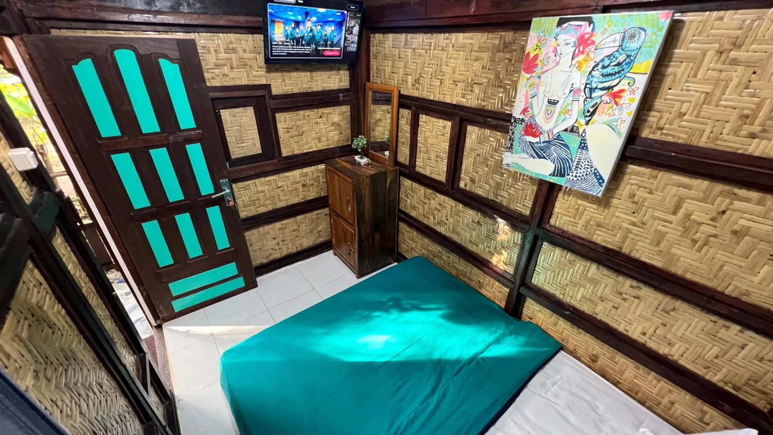 Bed in Tahlia's Villa