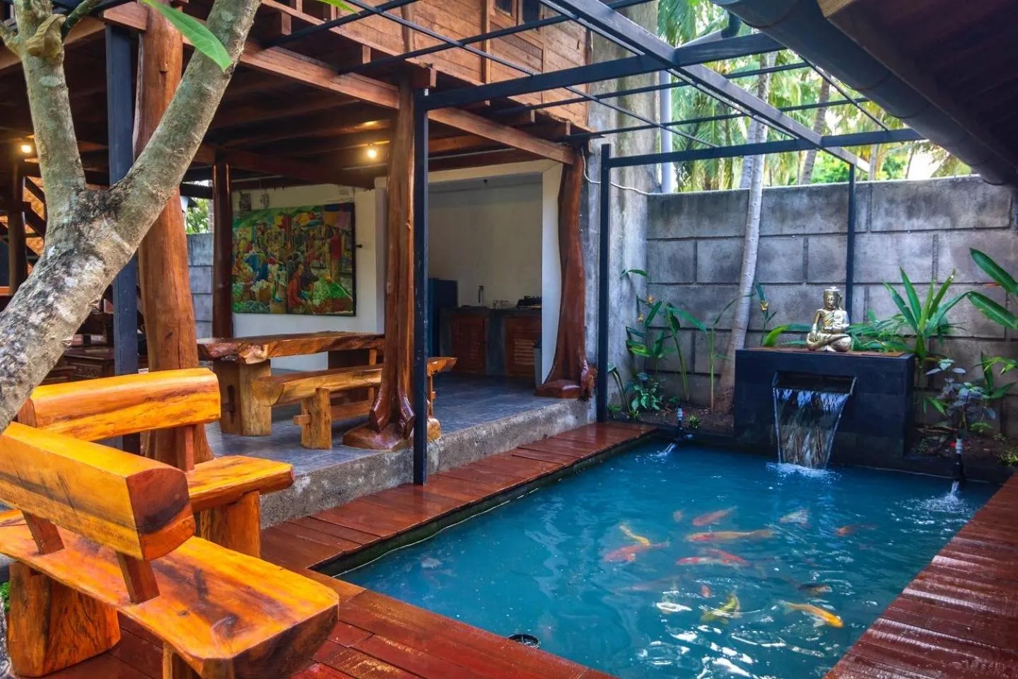 Patio in Tahlia's Villa