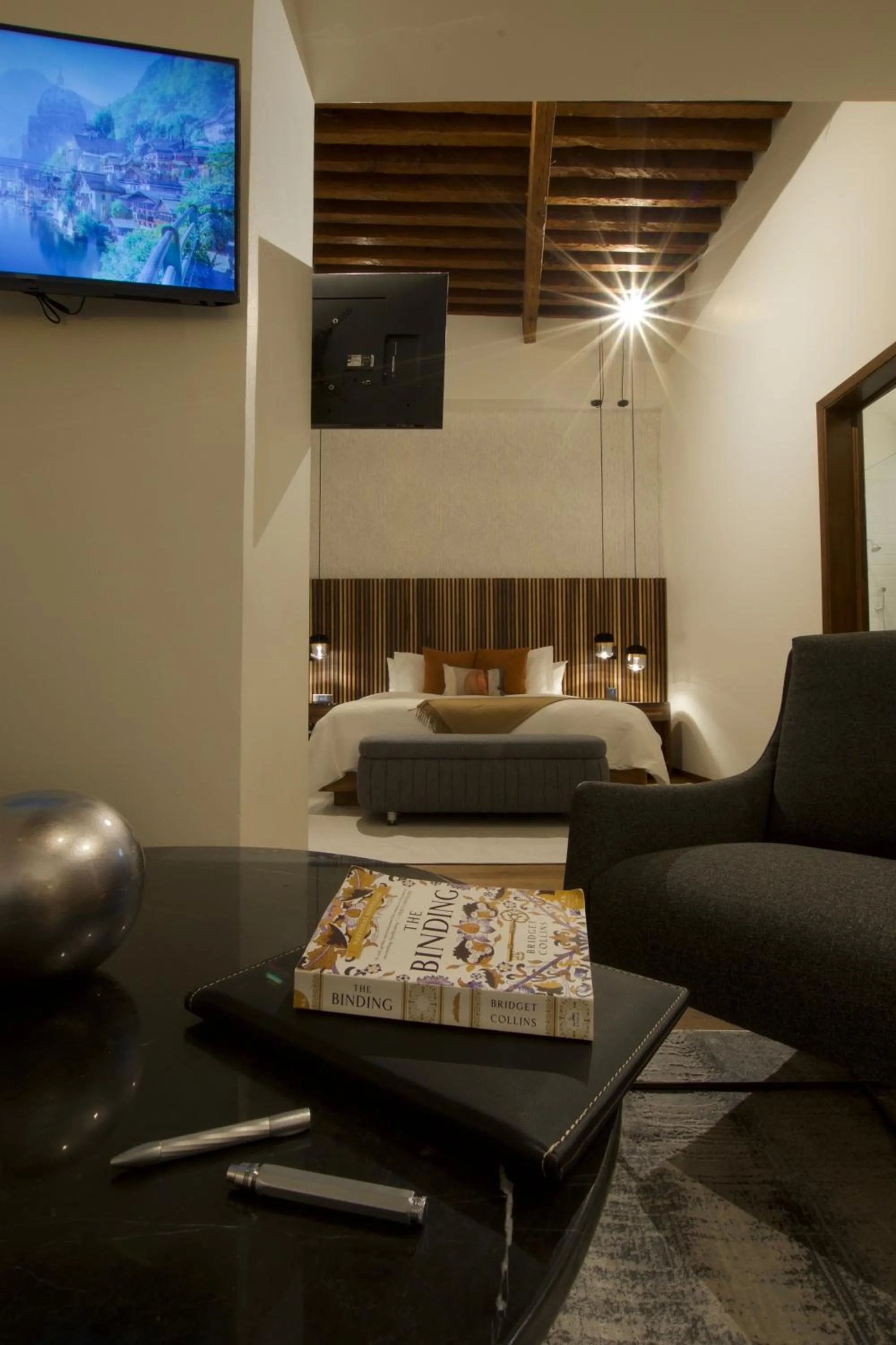 Seating area in Nueve 25 Hotel Boutique