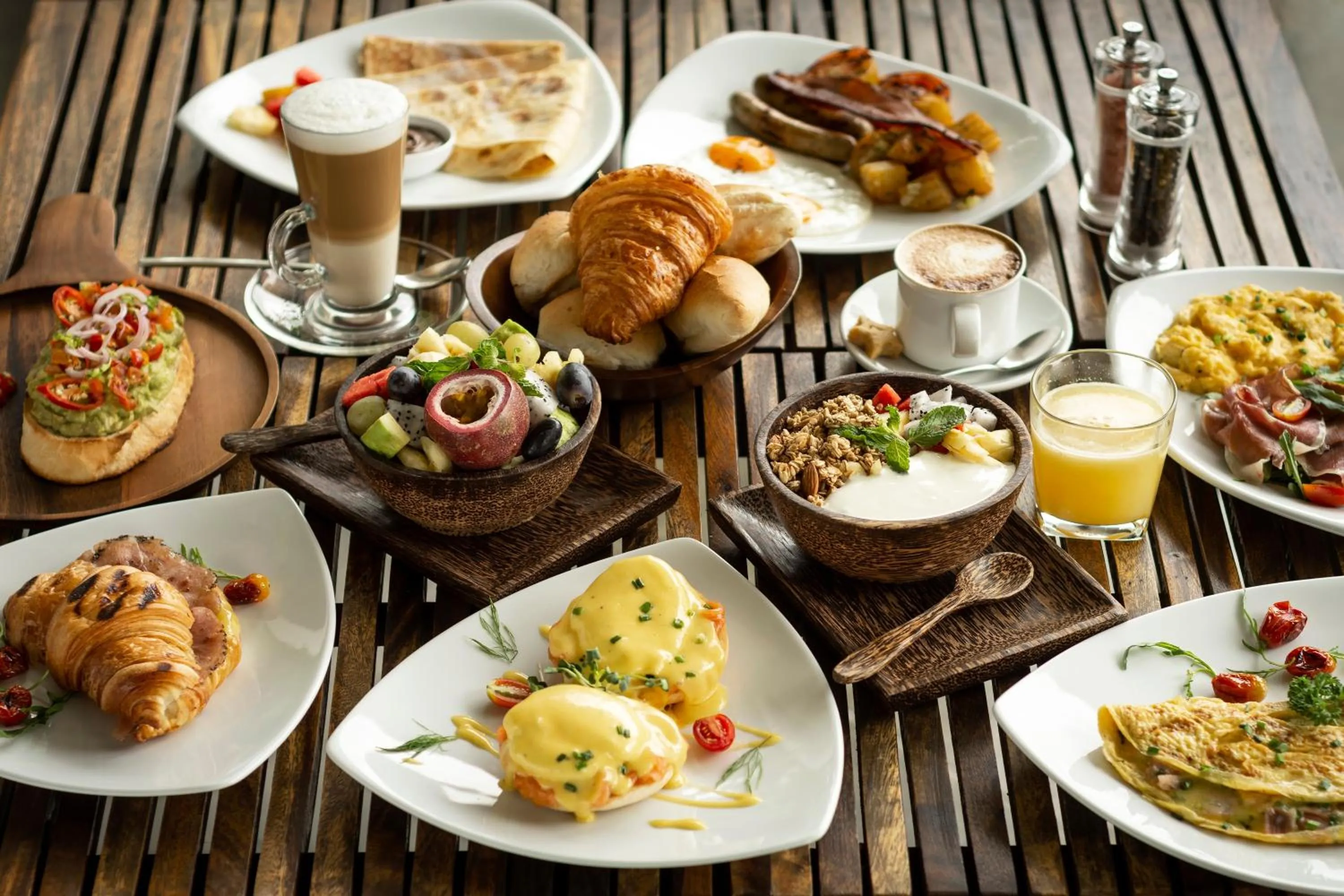 American breakfast in Nueve 25 Hotel Boutique