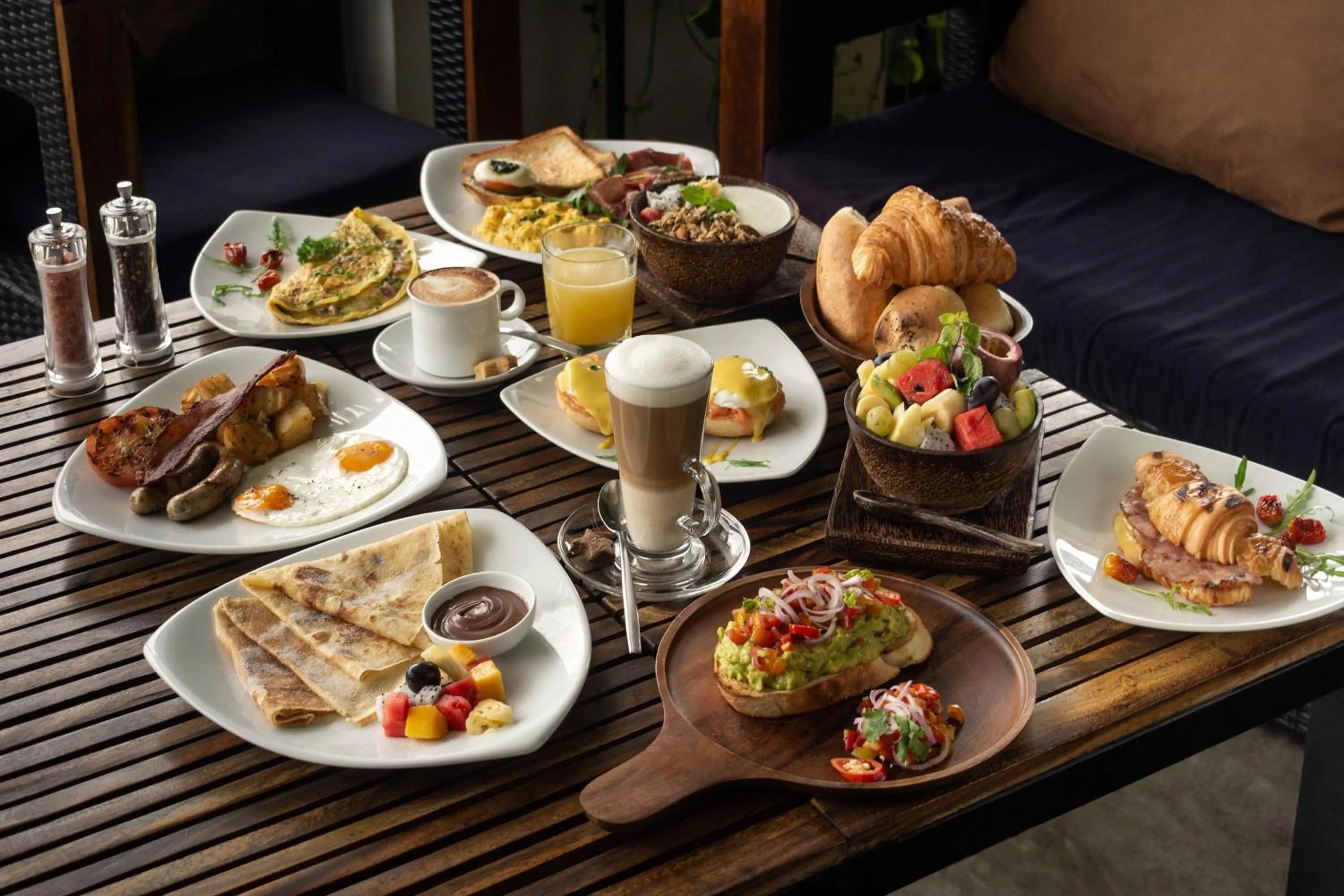 American breakfast in Nueve 25 Hotel Boutique