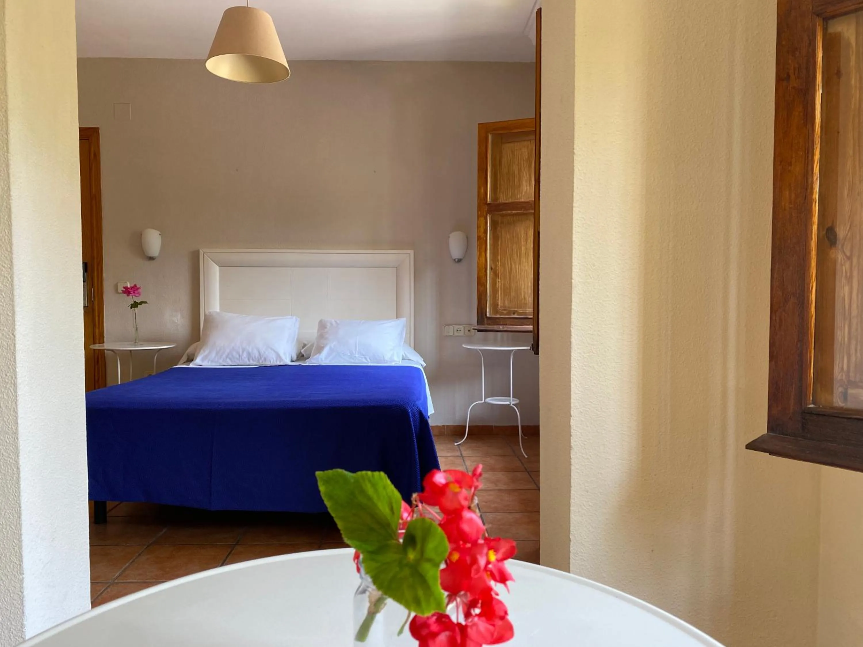 Bed in Hostal Moscatel