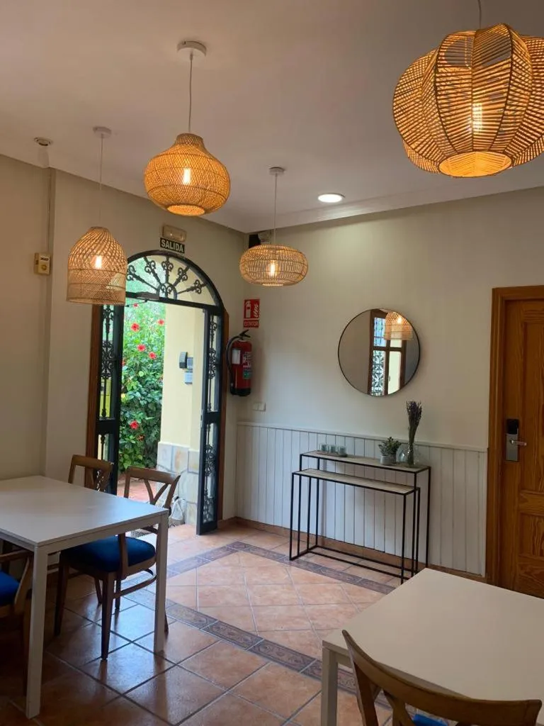 Lobby or reception in Hostal Moscatel