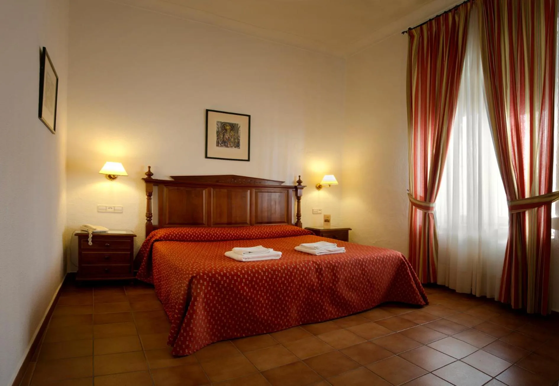 Decorative detail, Bed in Hotel Los Olivos