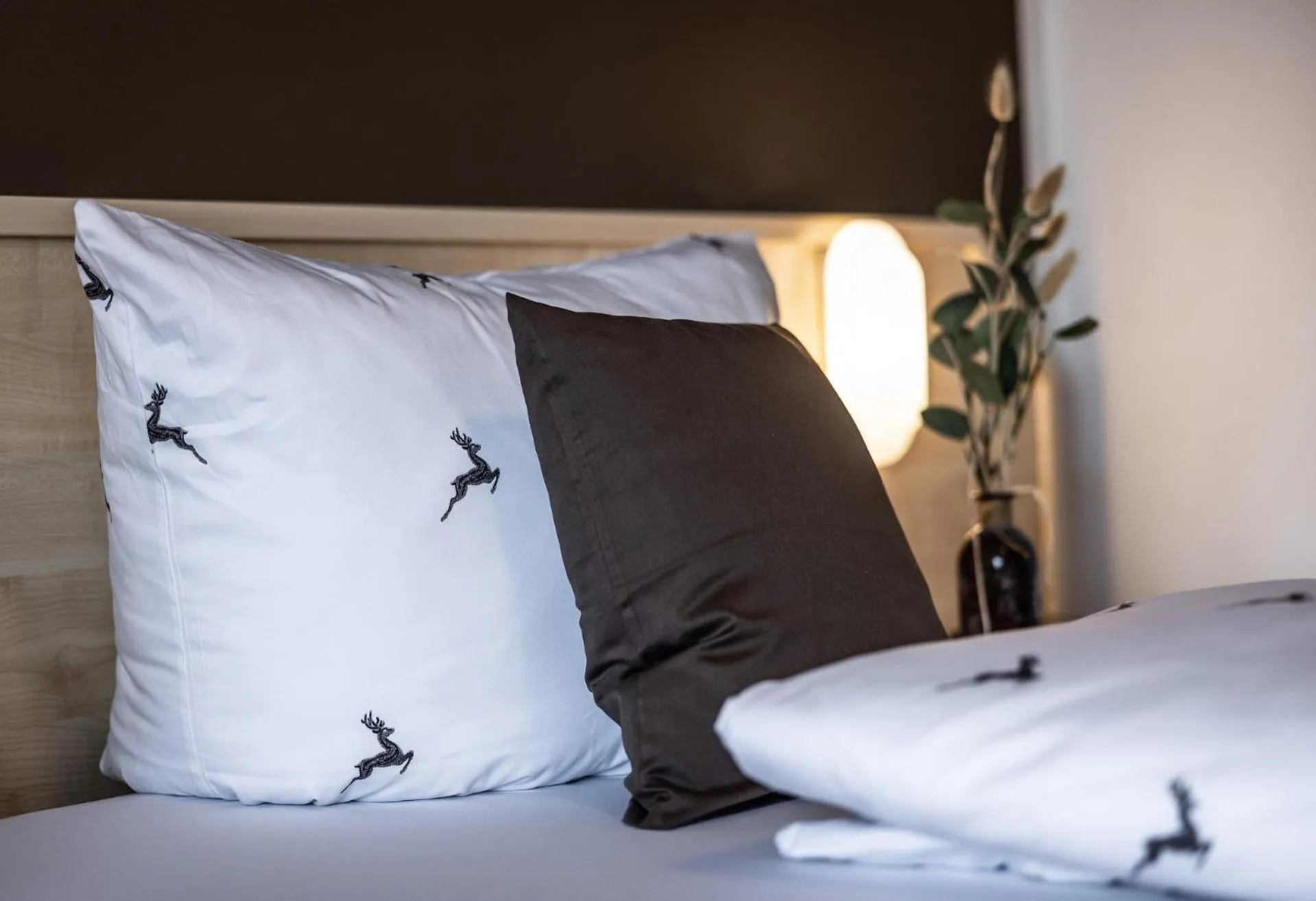 Bed in Brauereigasthof Hofmark