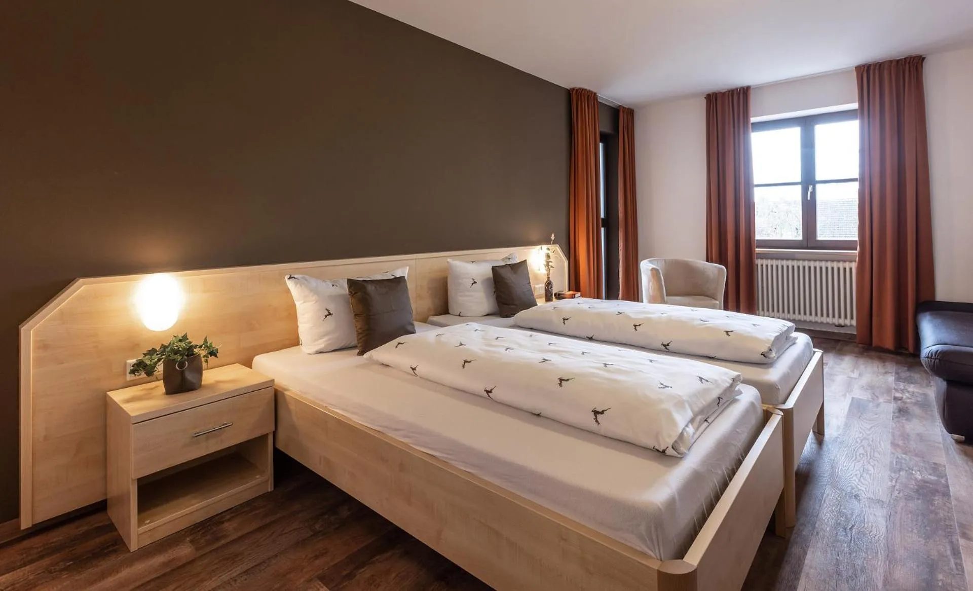 Photo of the whole room, Bed in Brauereigasthof Hofmark