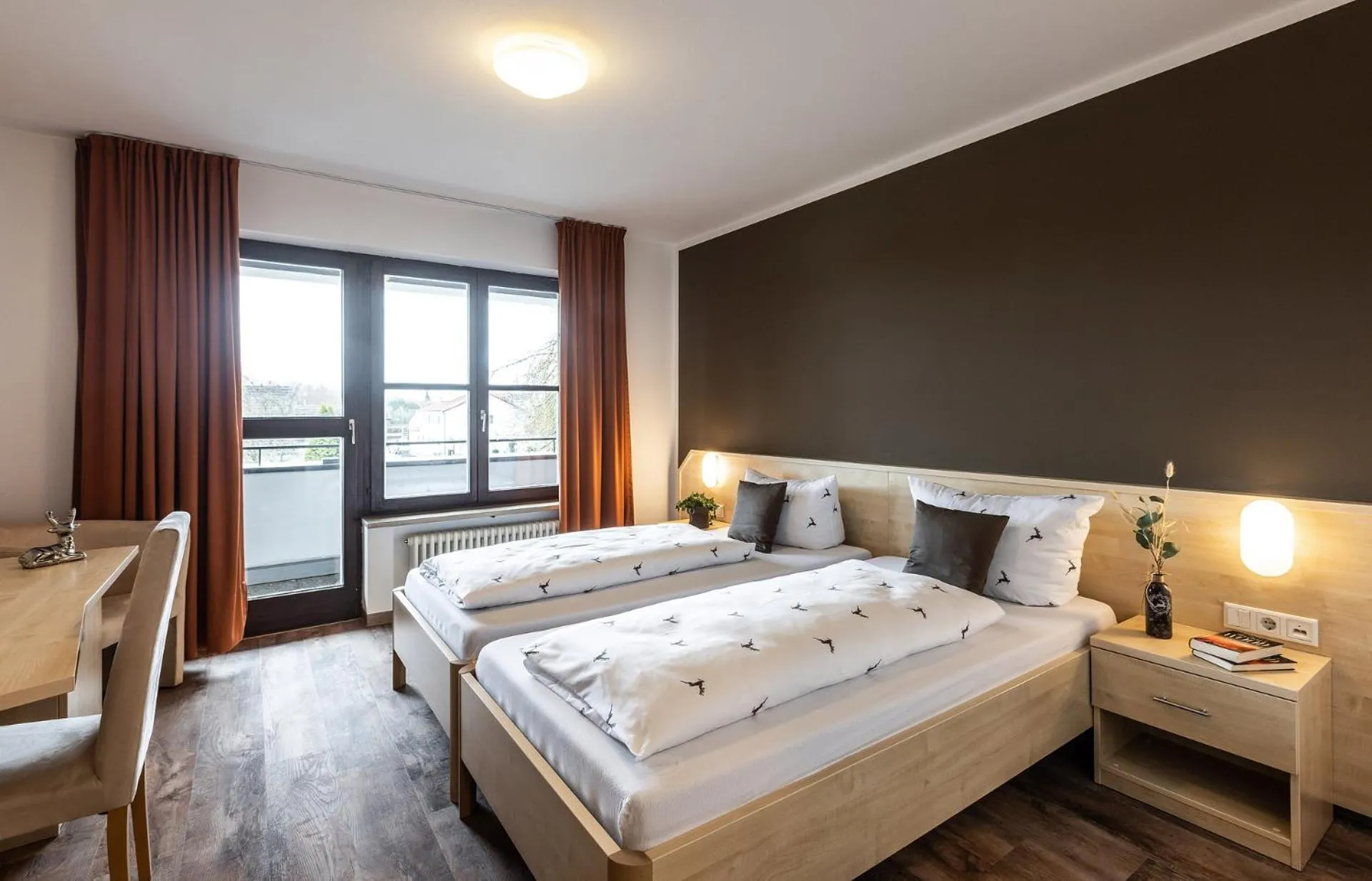 Photo of the whole room, Bed in Brauereigasthof Hofmark