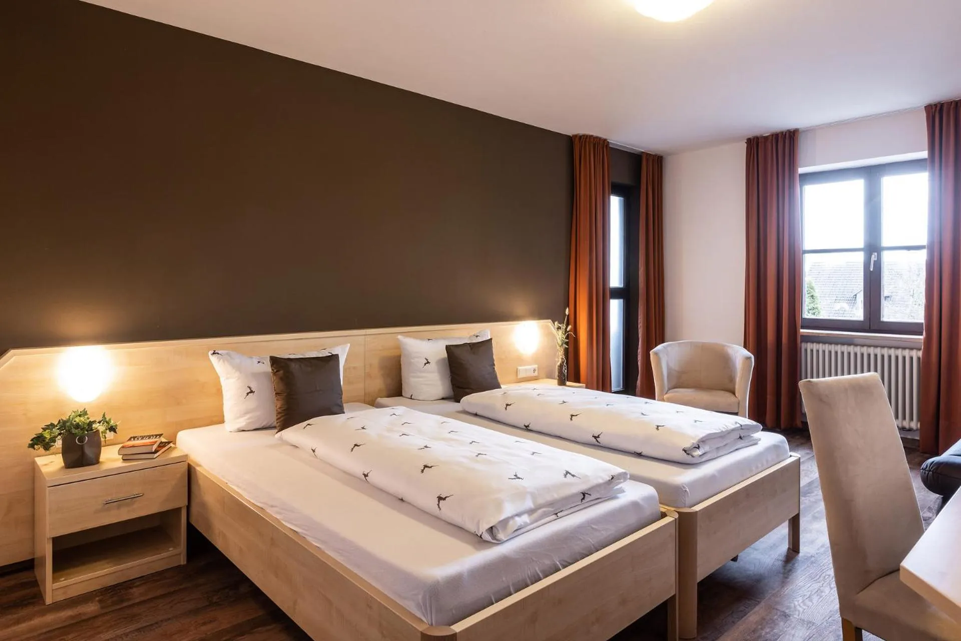 Photo of the whole room, Bed in Brauereigasthof Hofmark