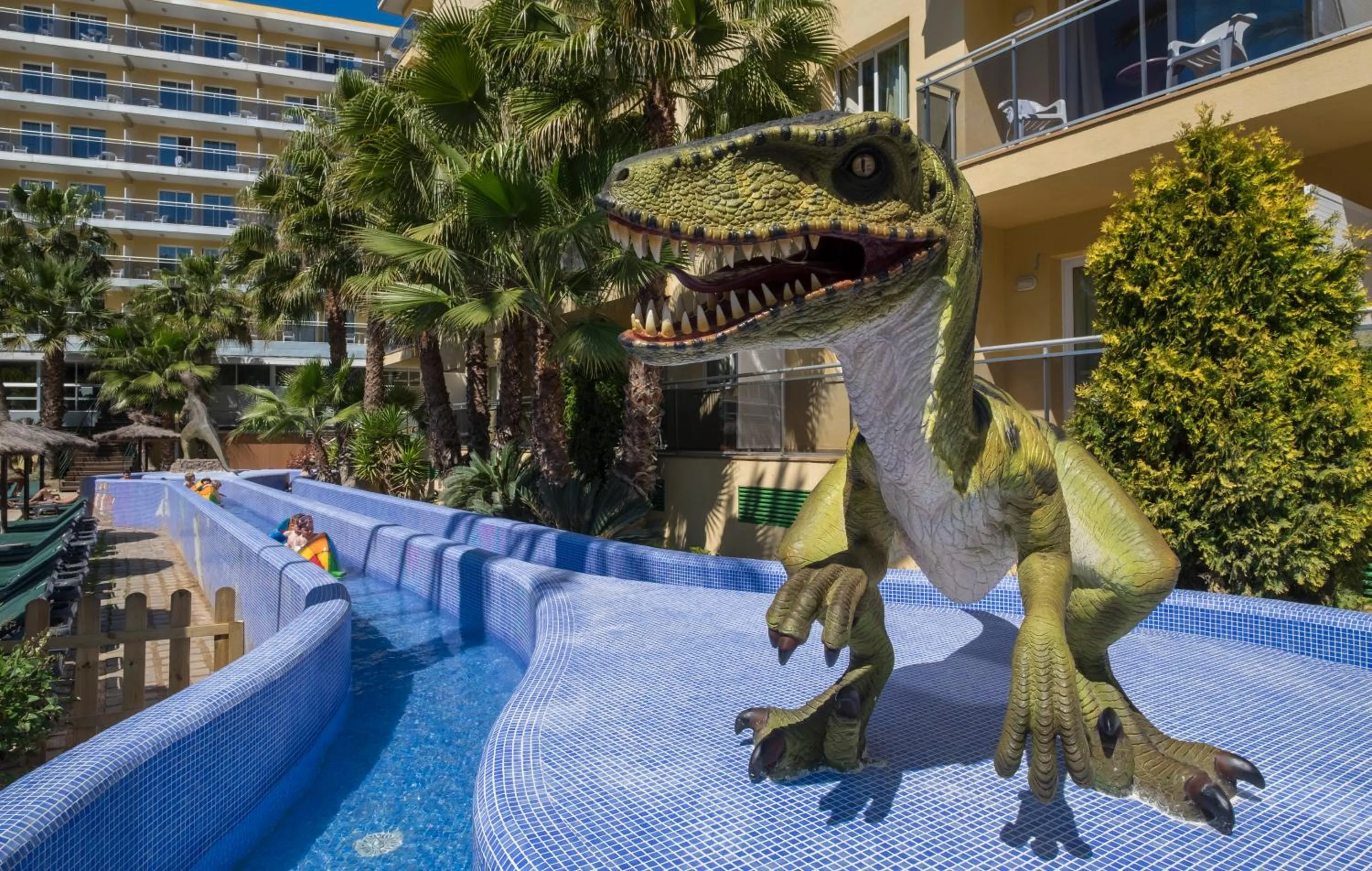 Aqua park in Hotel Rosamar Garden Resort 4*