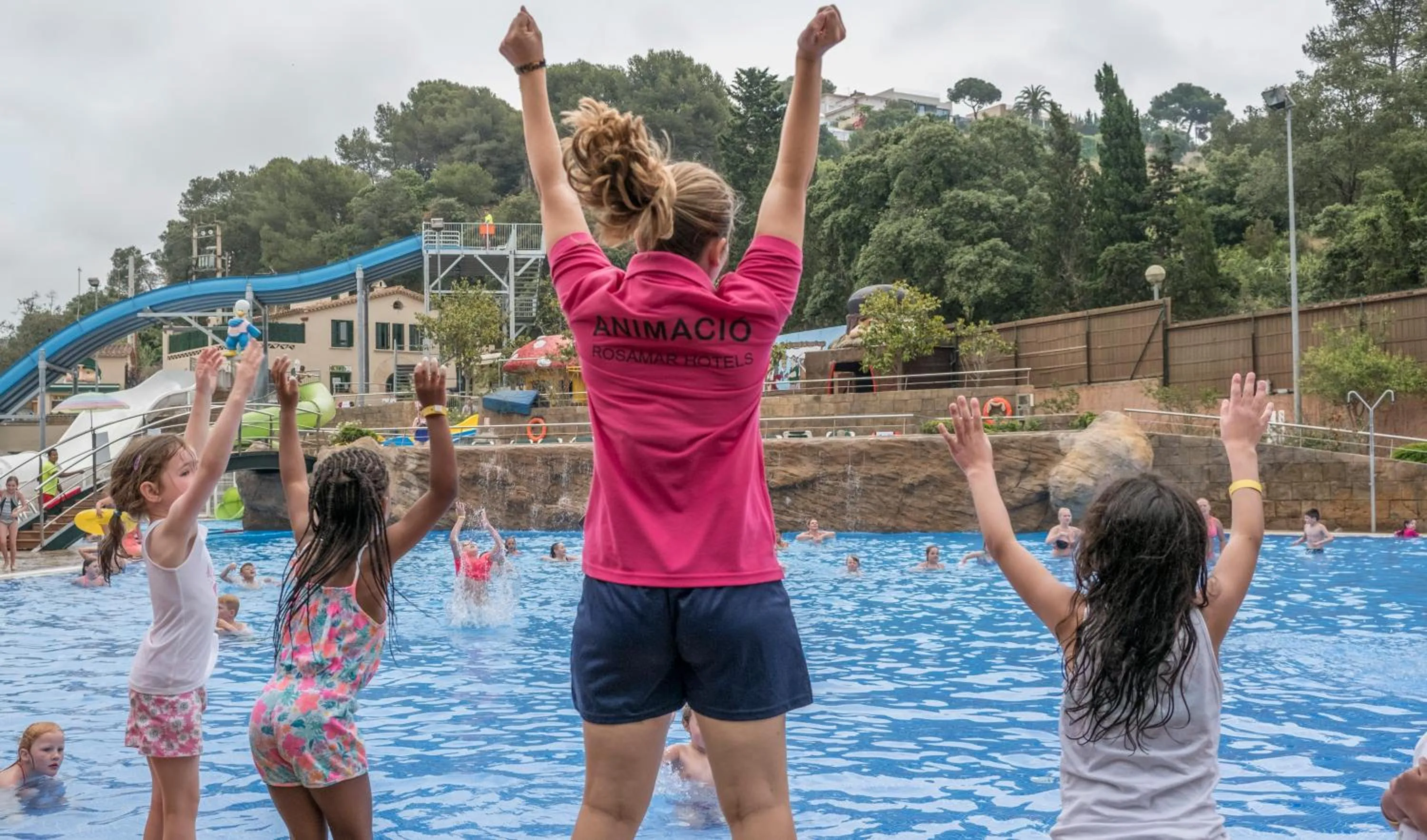 Aqua park in Hotel Rosamar Garden Resort 4*