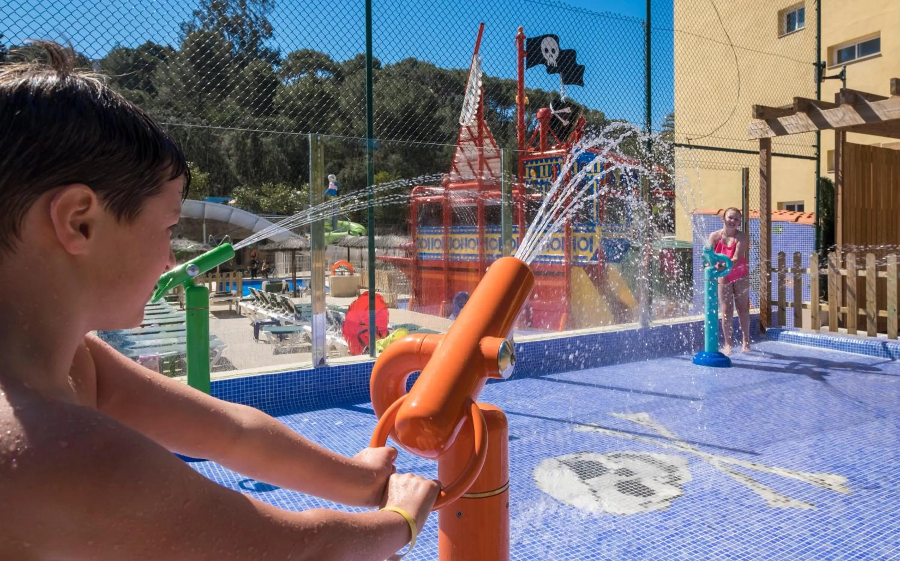 Aqua park in Hotel Rosamar Garden Resort 4*