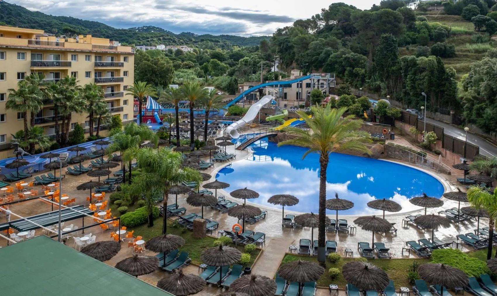 Aqua park in Hotel Rosamar Garden Resort 4*