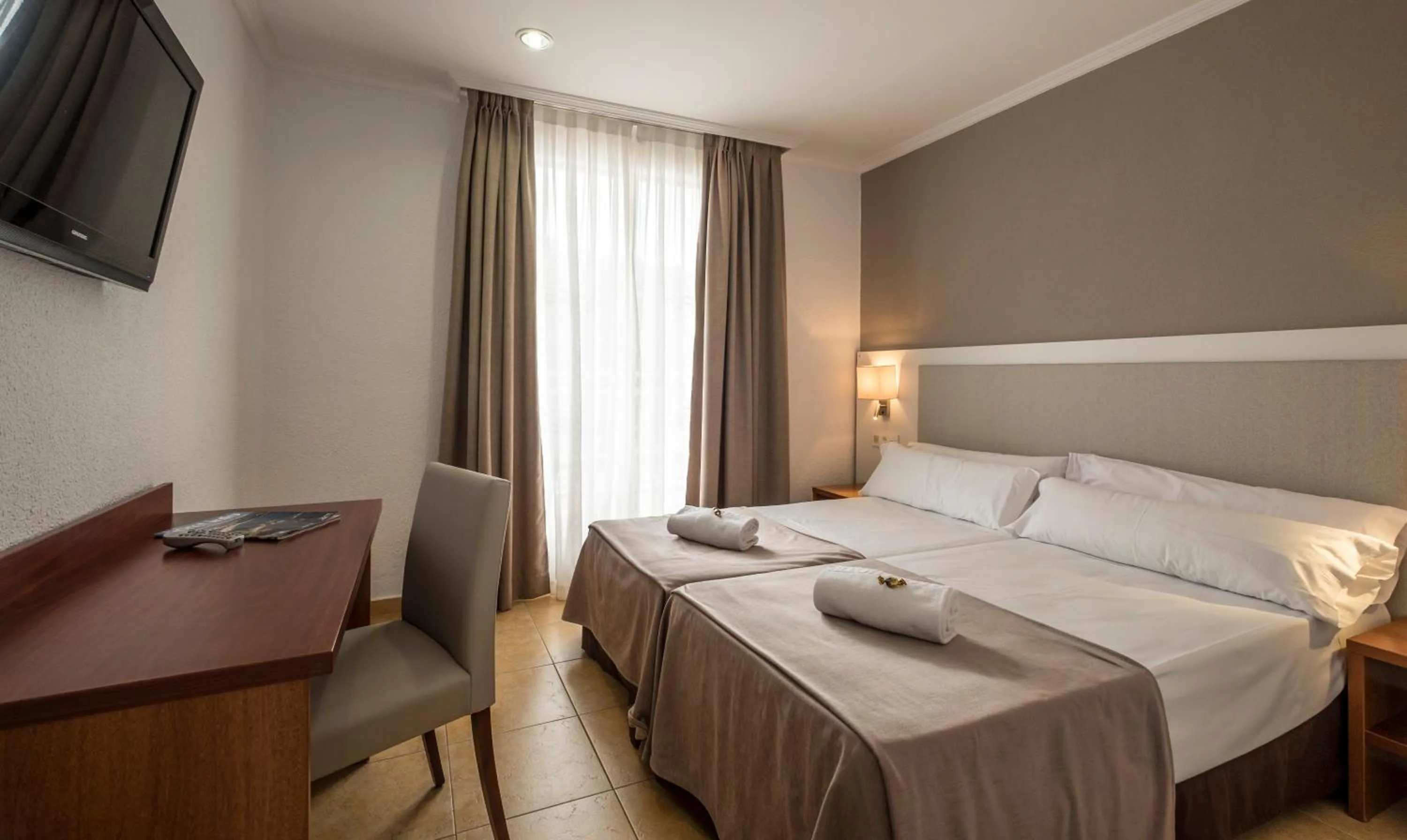 Bedroom, Bed in Rosamar & Spa 4*s