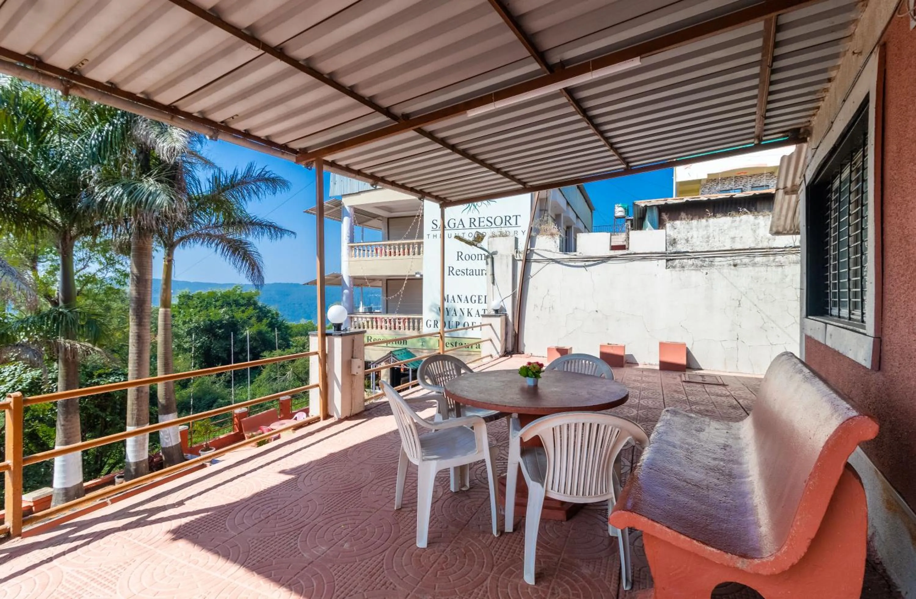 Patio in Saga Resort