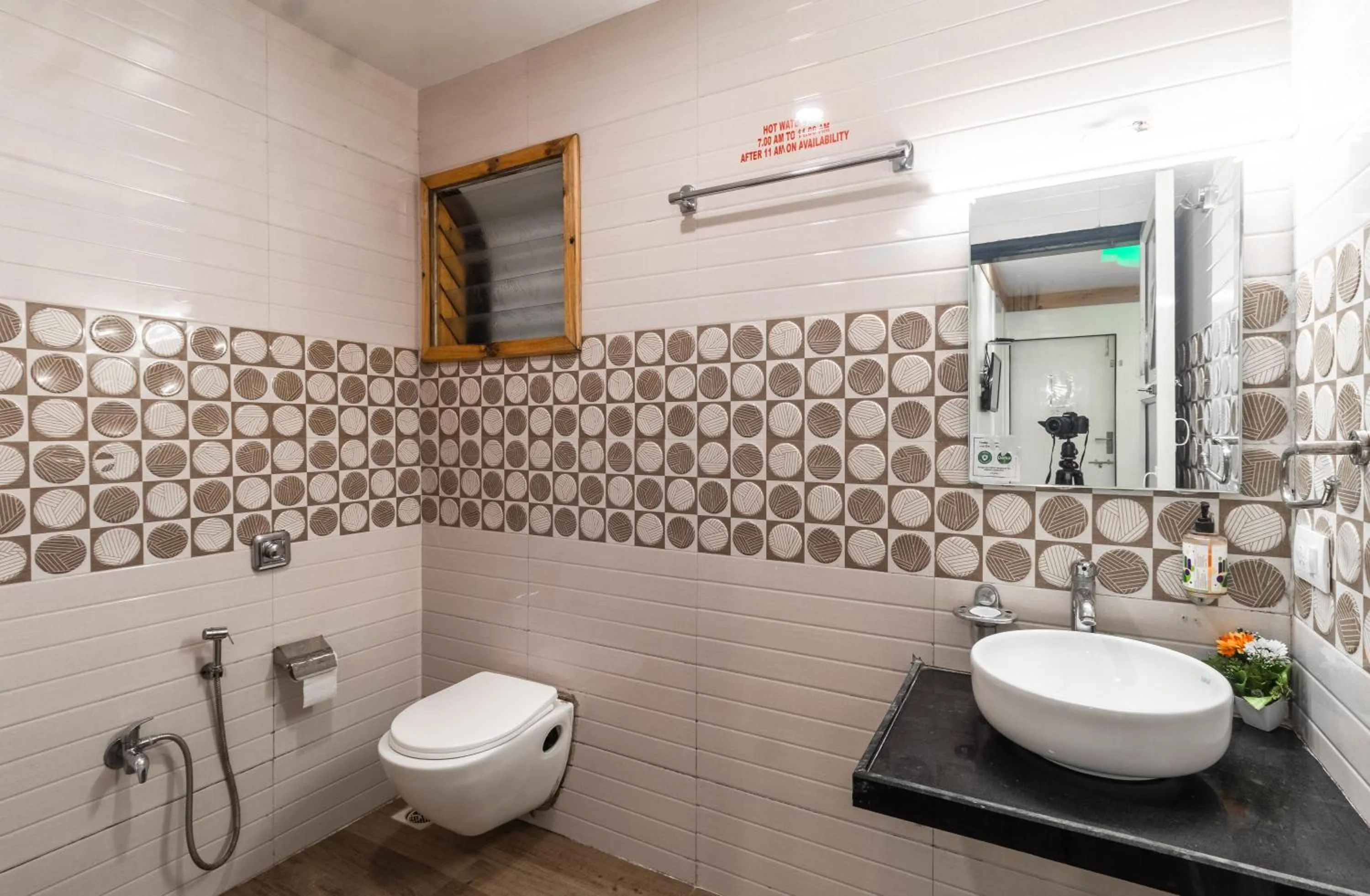 Shower in Saga Resort