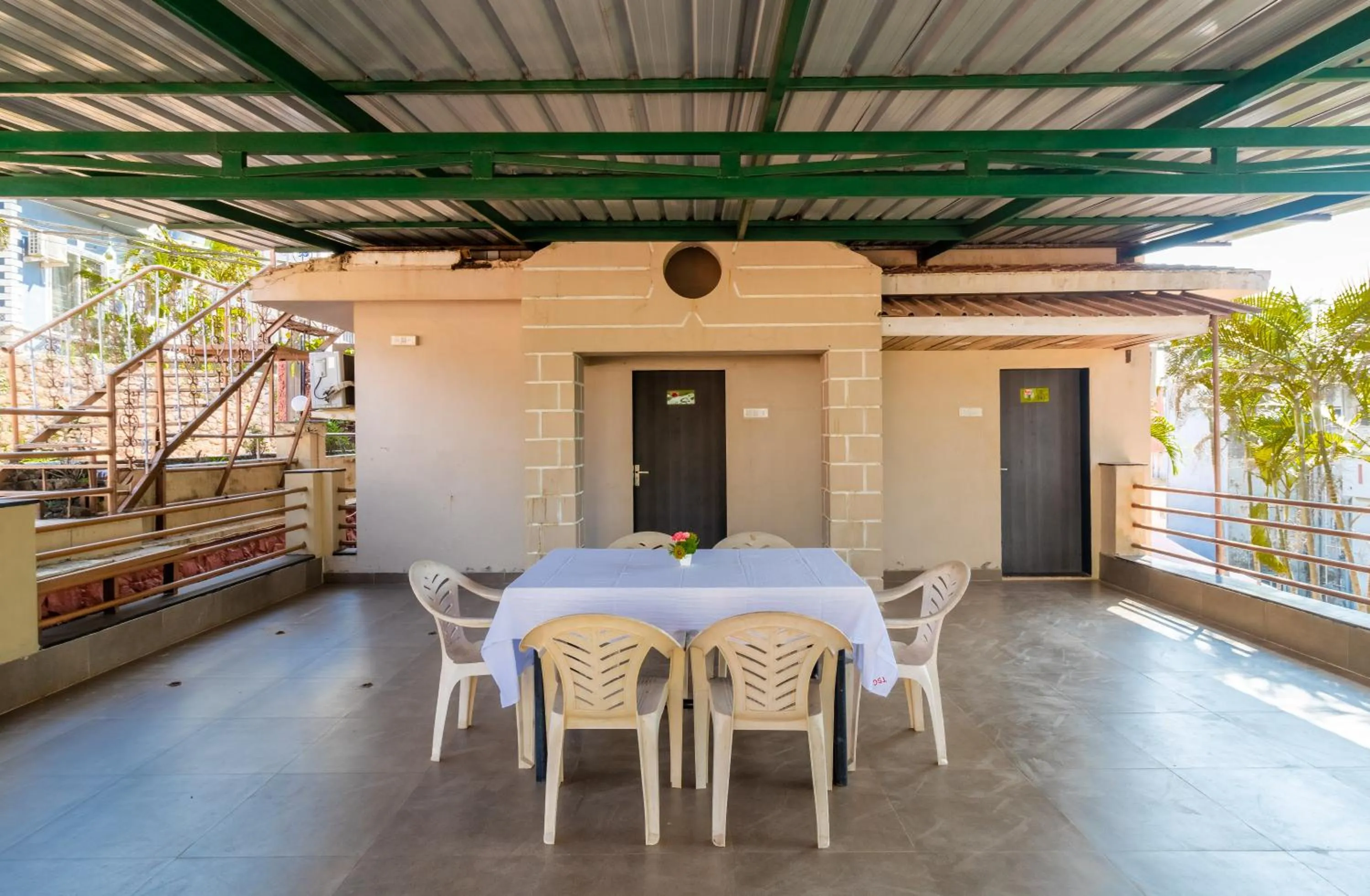 Patio in Saga Resort