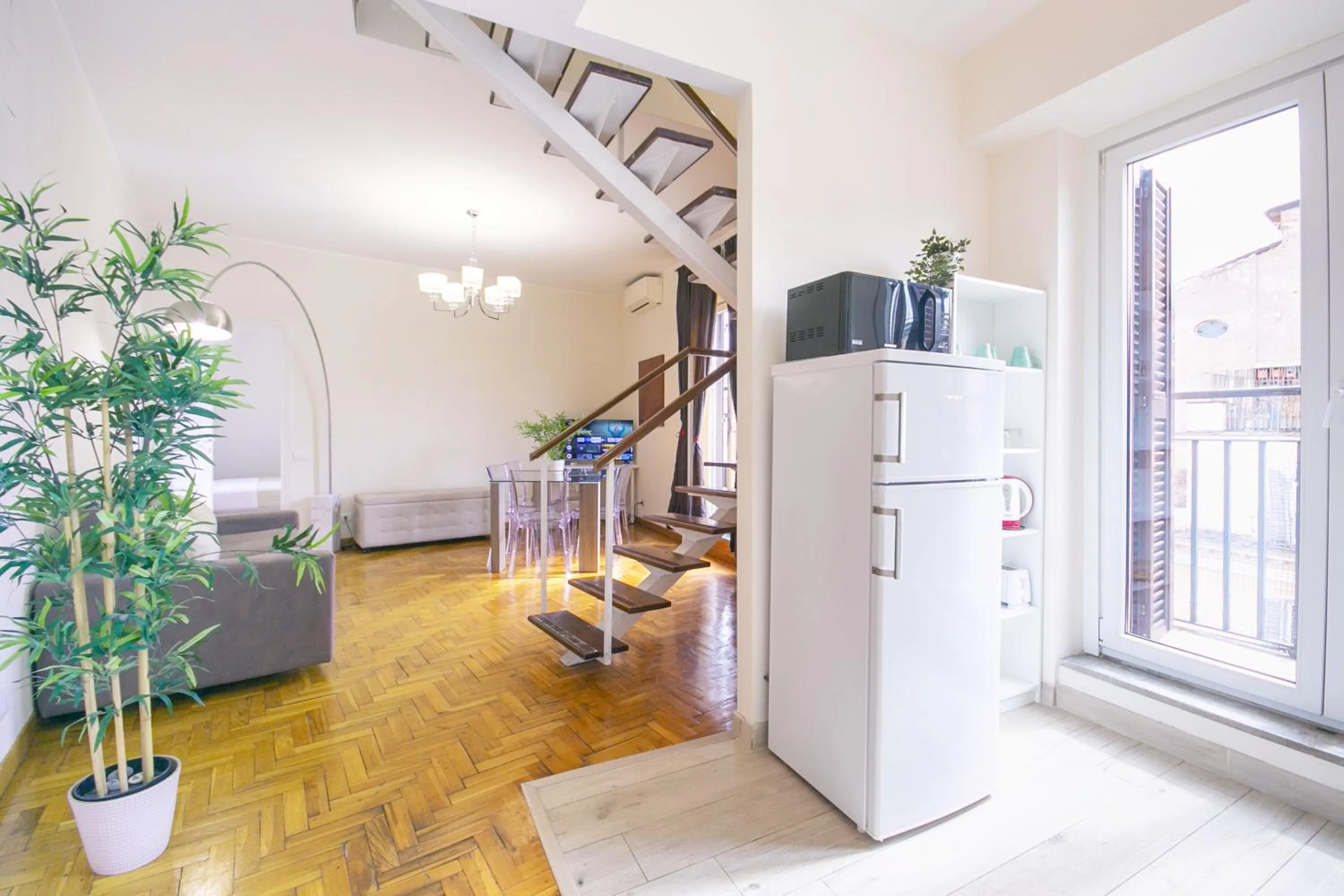 Kitchen or kitchenette in Penthouse in the heart of the city center
