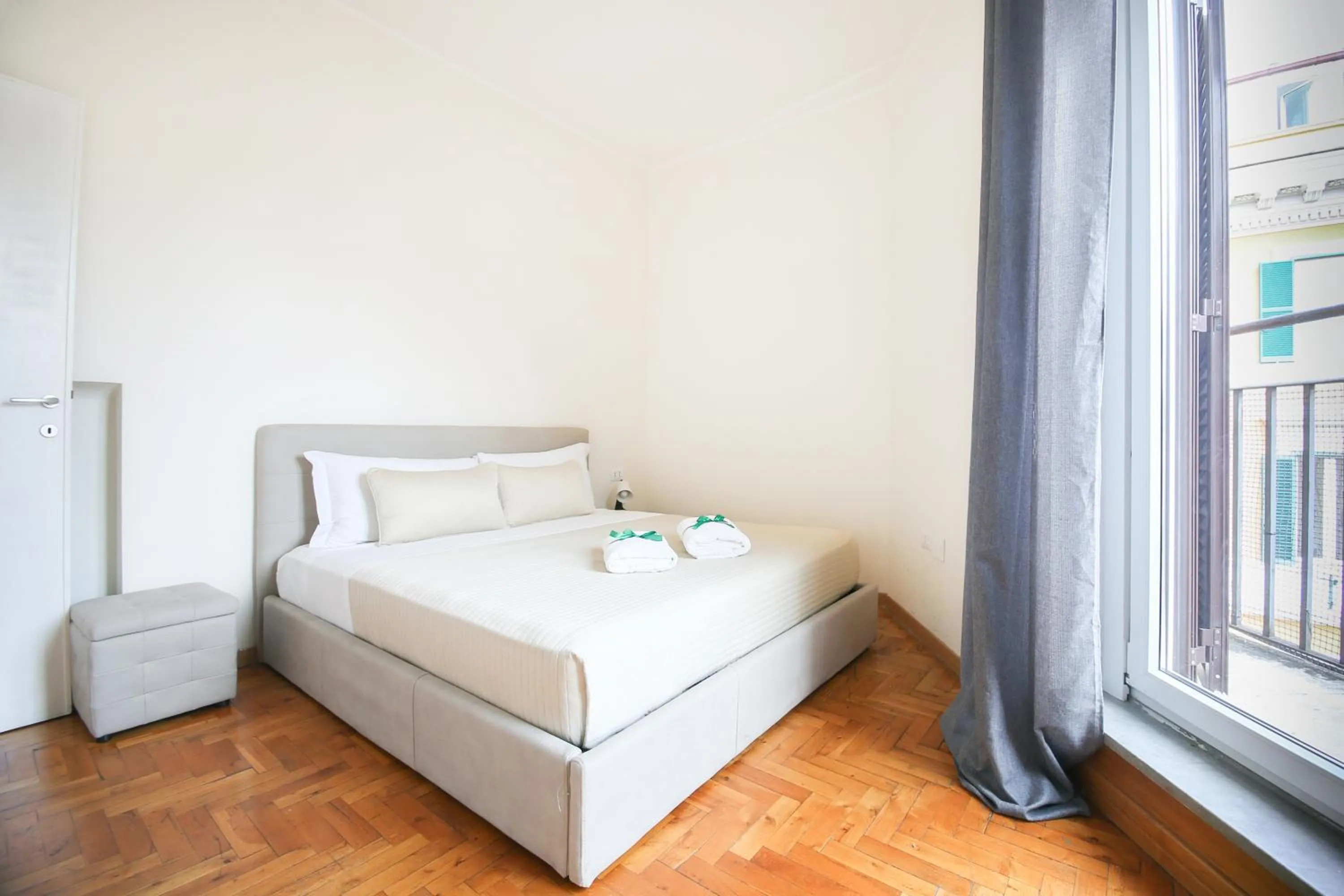 Bedroom, Bed in Penthouse in the heart of the city center