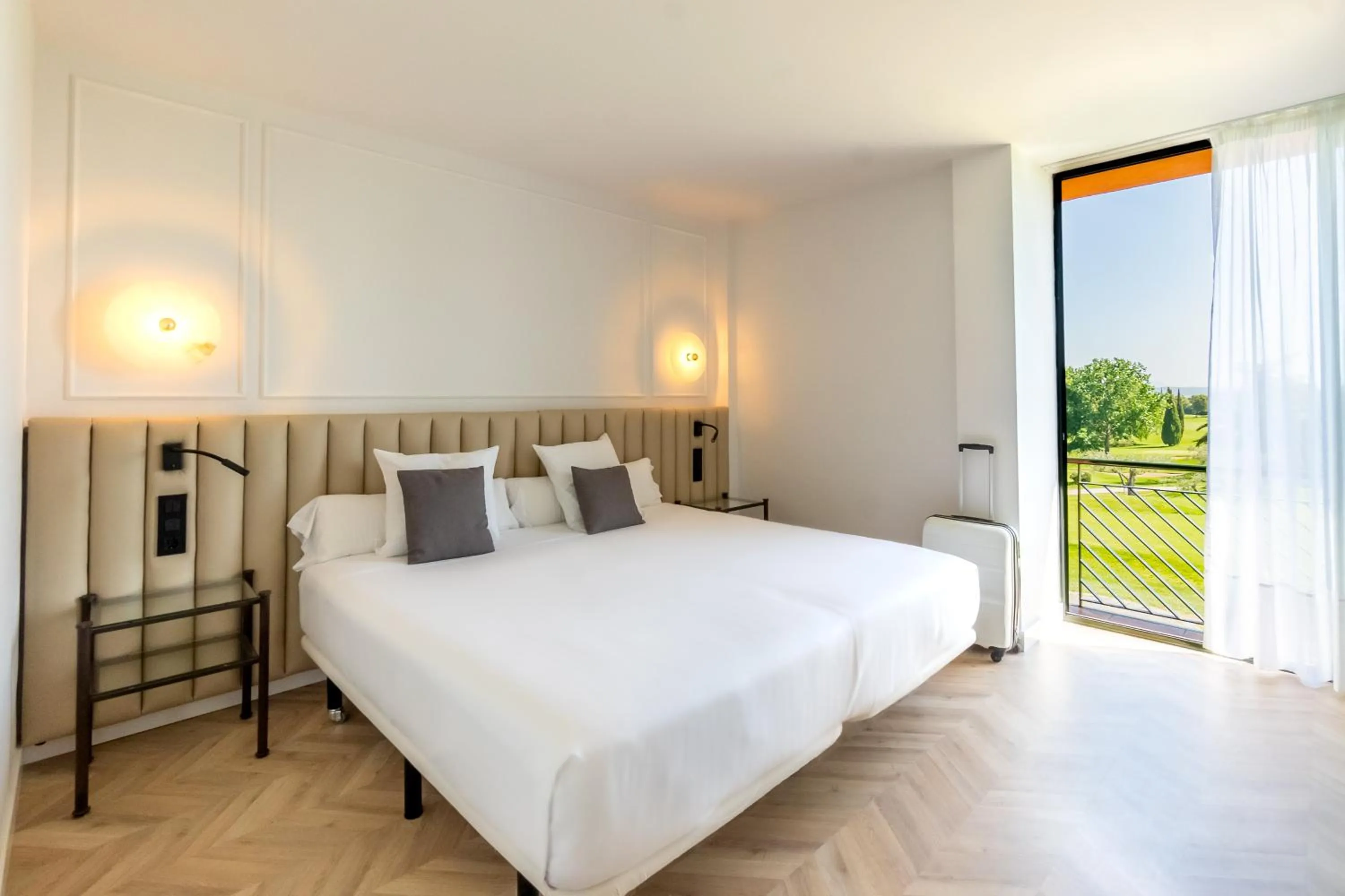 Bed in Hotel TorreMirona Golf & Spa