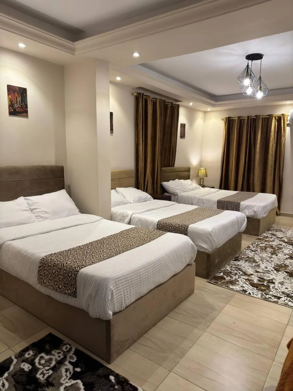 Bed in Hur Pyramids Inn