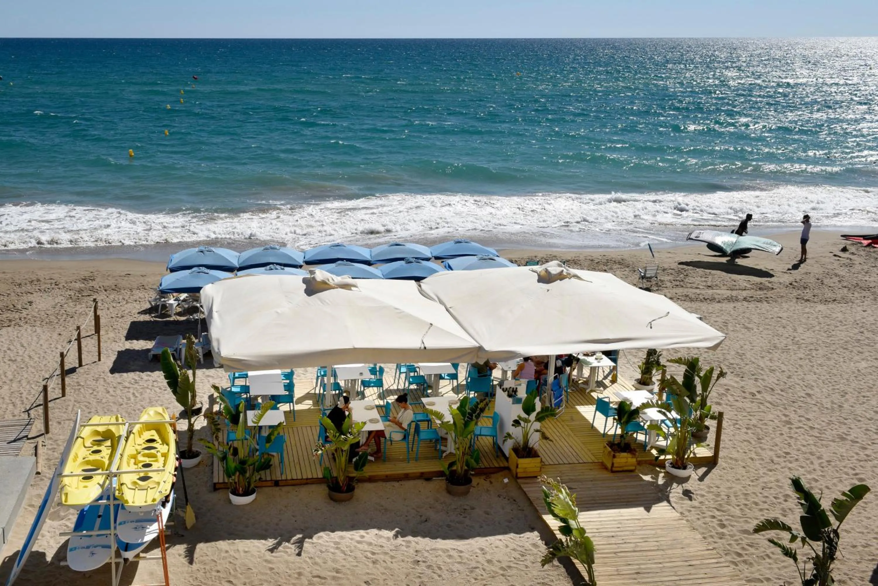 Beach in Akquaaa Boutique Hotel