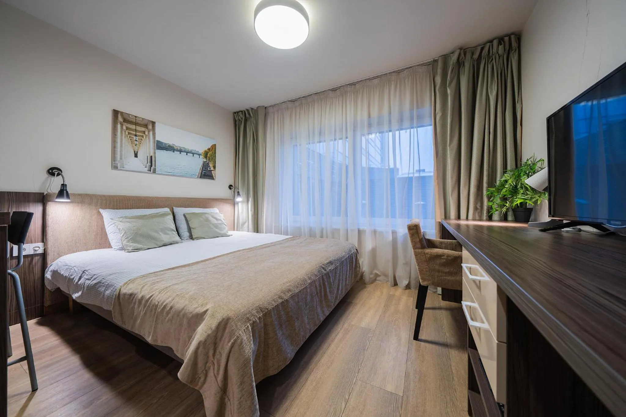 Bed in Gynėjų Self Check-in Apartments - Lollo Stay