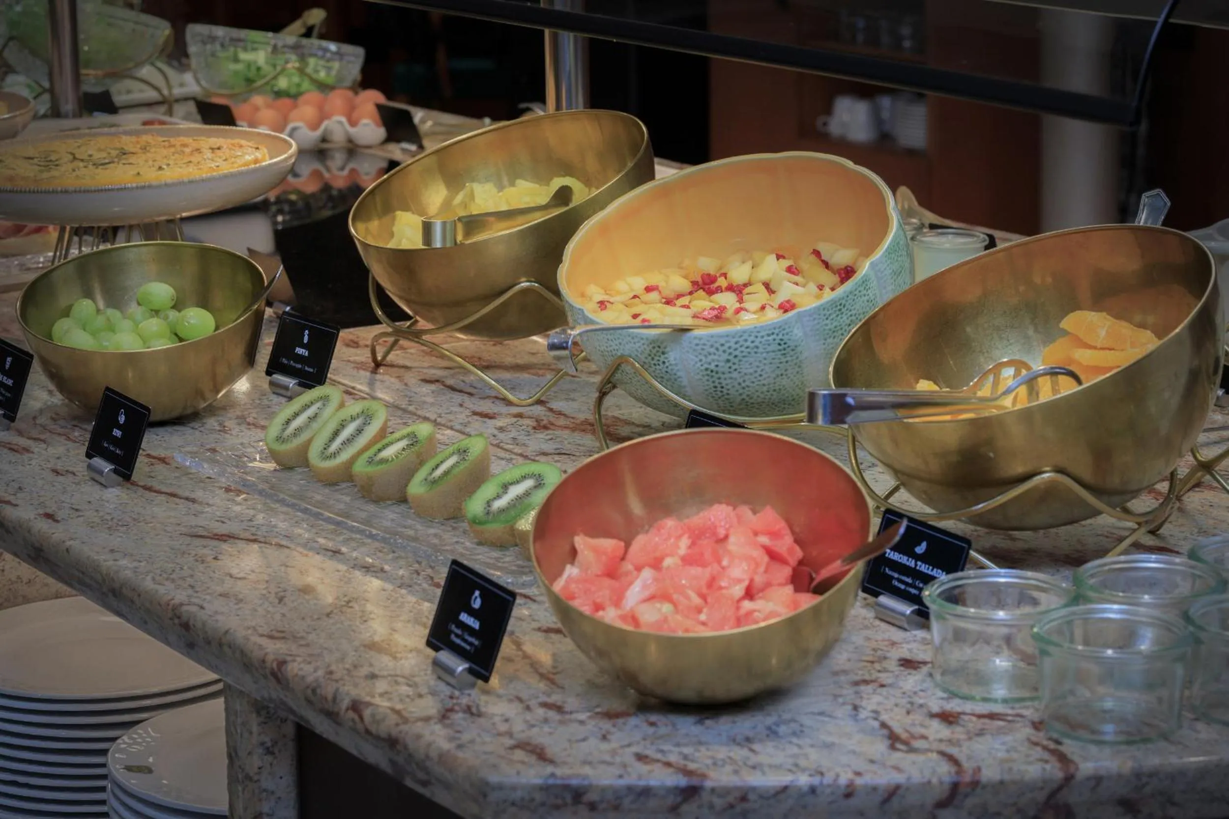 Food close-up in Hotel Gótico