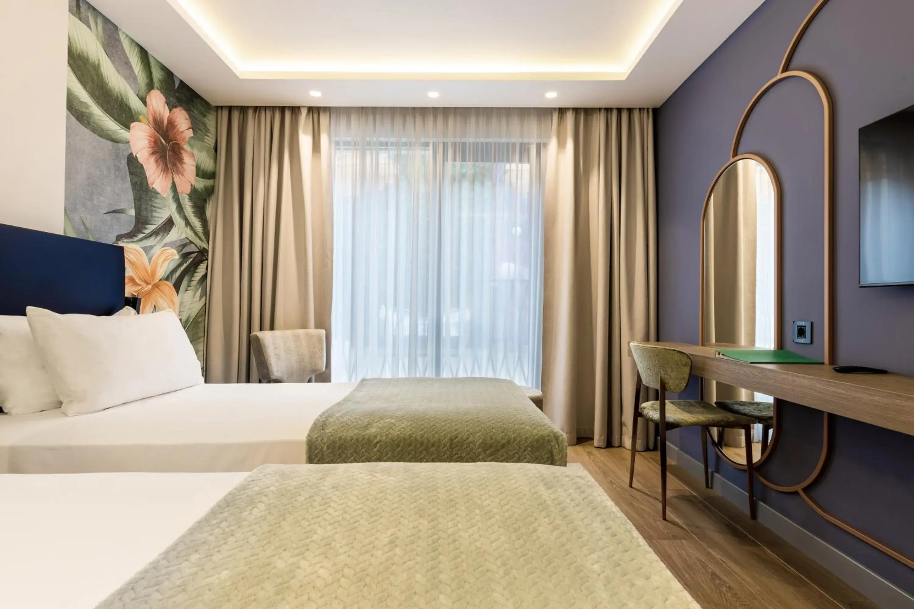 Deluxe Twin Room with Garden View in Calisi Hotel Deluxe Twin Room with Garden View in Calisi Hotel